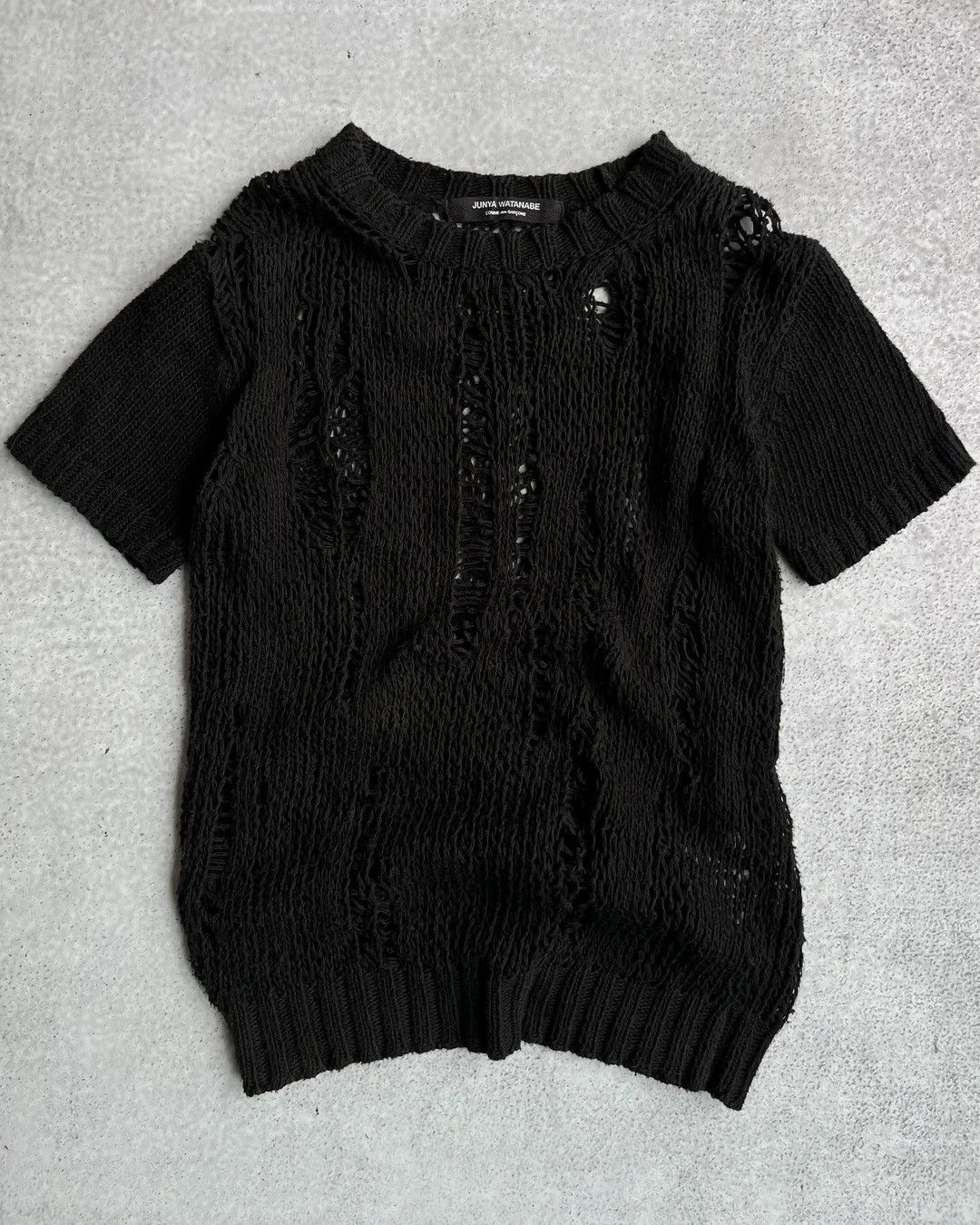 Comme des Garcons × Junya Watanabe Junya Watanabe SS01 Loose Gauge Knitted Tee Size US S / EU 44-46 / 1 - 1 Thumbnail