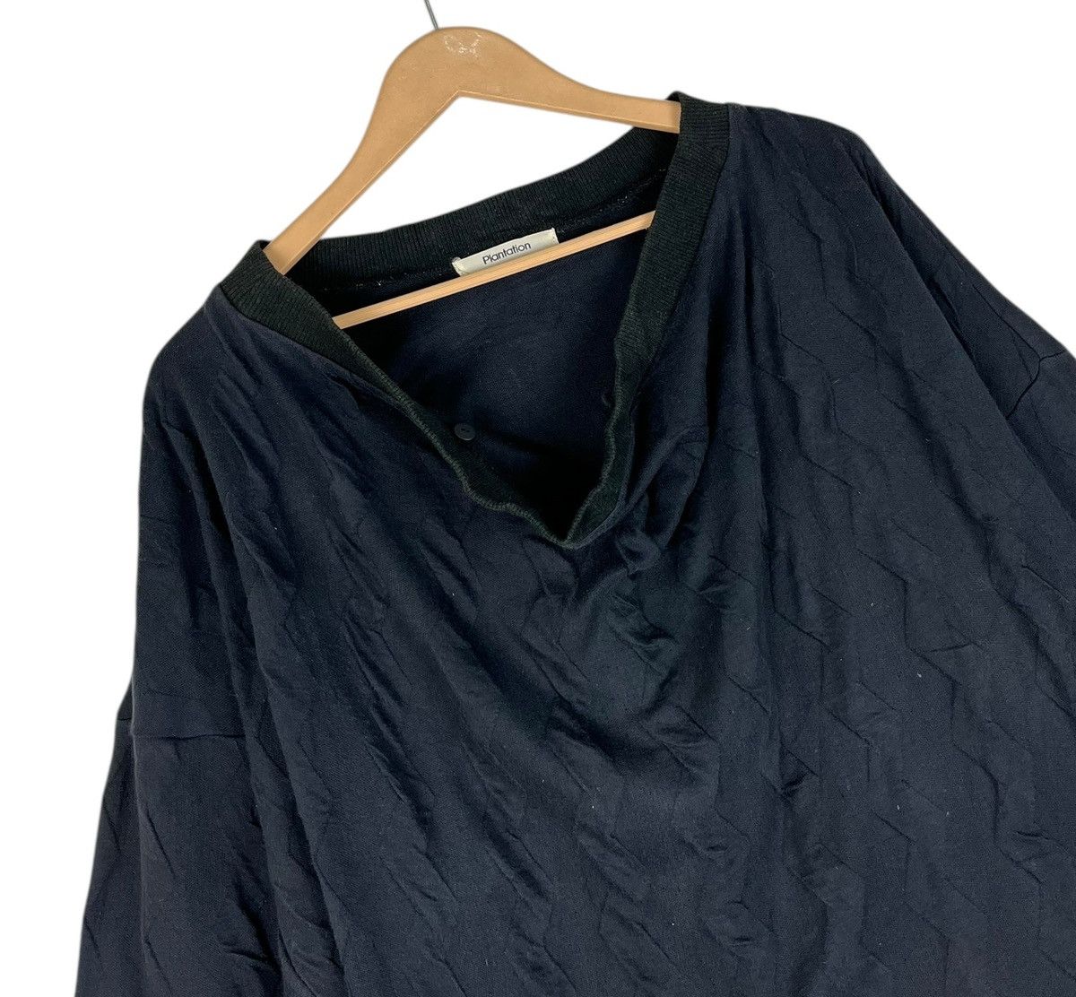 Issey Miyake Plantation by Issey Miyake Open Collar Sweatshirt Size M / US 6-8 / IT 42-44 - 7 Thumbnail