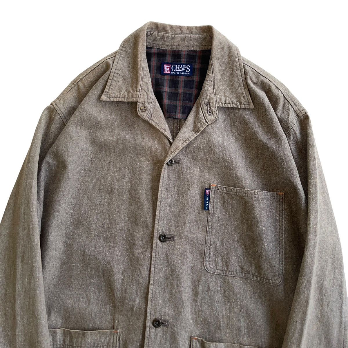 Chaps Ralph Lauren Vintage Chaps Ralph Lauren Workers Chore Jacket Size US L / EU 52-54 / 3 - 2 Thumbnail