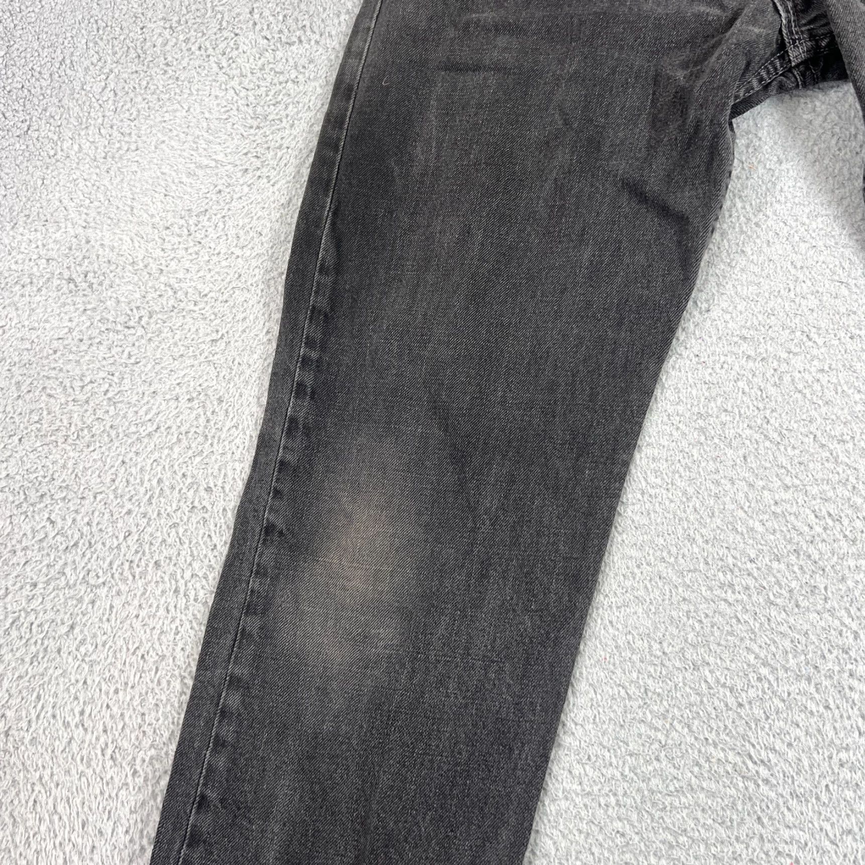 Levi's VINTAGE Levi's 501 Jeans Men Regular Fit 32x31 Black Denim Button Fly Straight Leg Size US 34 / EU 50 - 3 Thumbnail