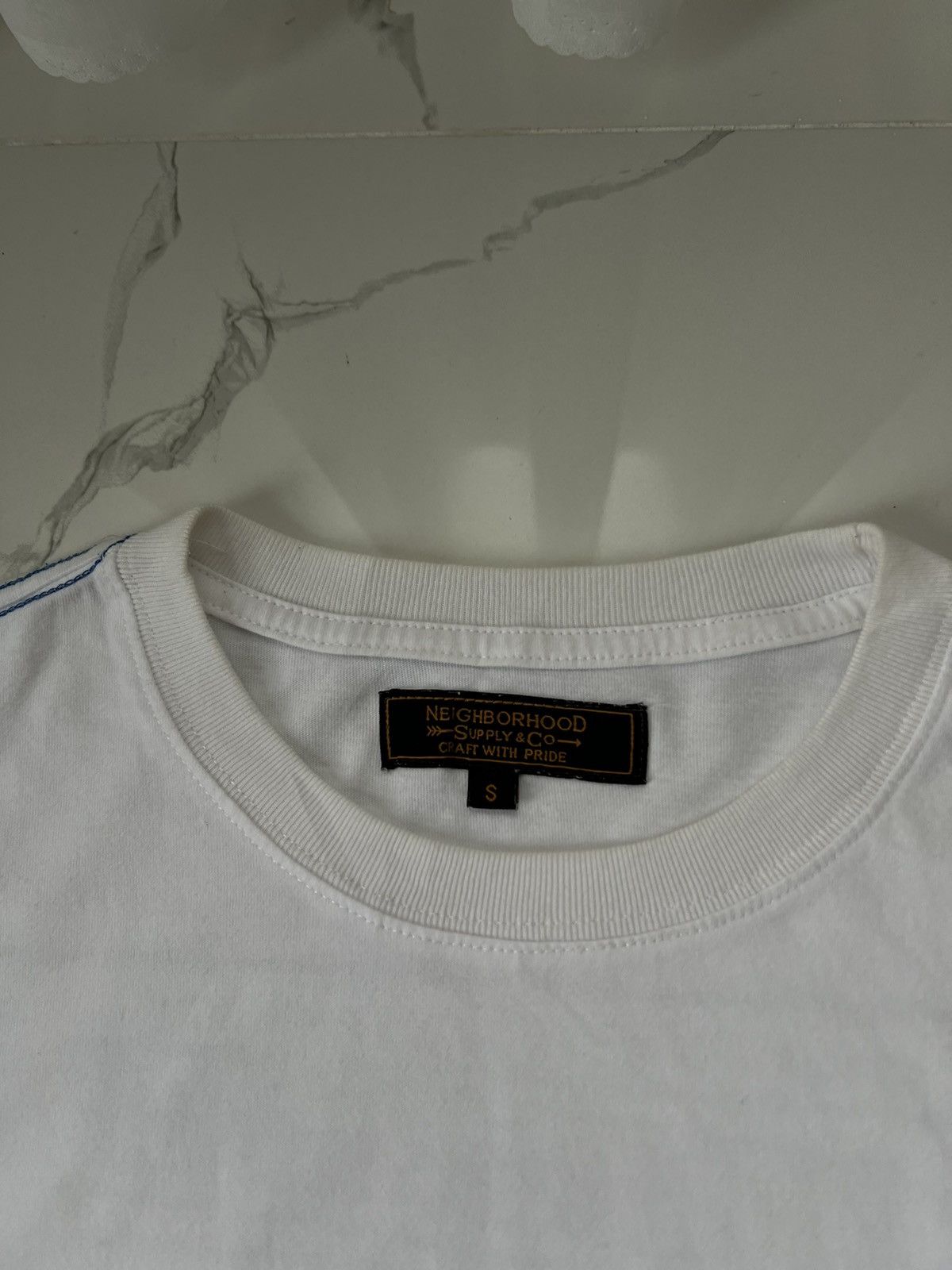 Neighborhood × Vintage 90's NEIGHBORHOOD RARE RETRO Y2K BIG DOUBLE SIDE LOGO TEE Size US S / EU 44-46 / 1 - 5 Thumbnail