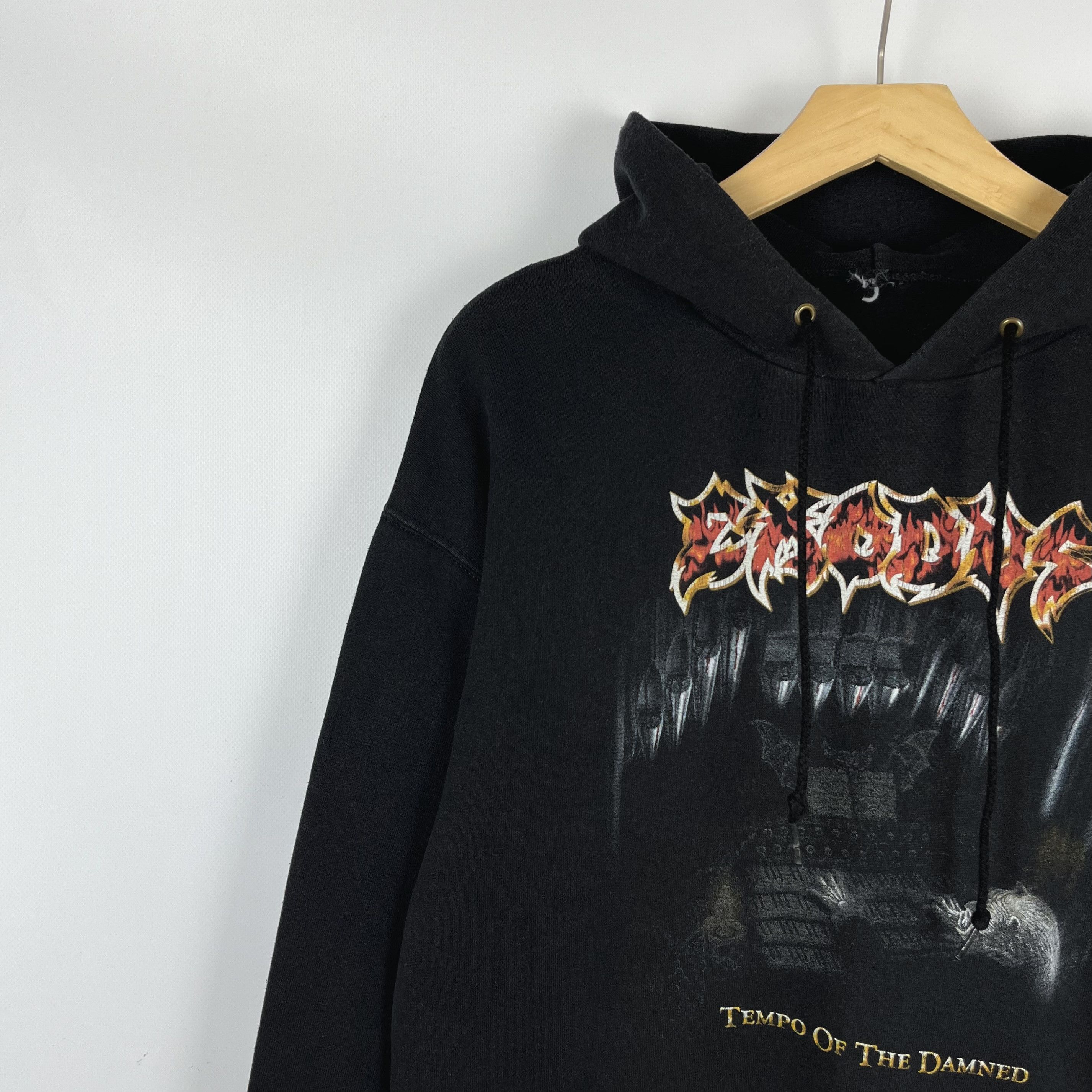 Band Tees Vintage Exodus Thrash Metal Band Hoodie 2004 Size US M / EU 48-50 / 2 - 5 Thumbnail