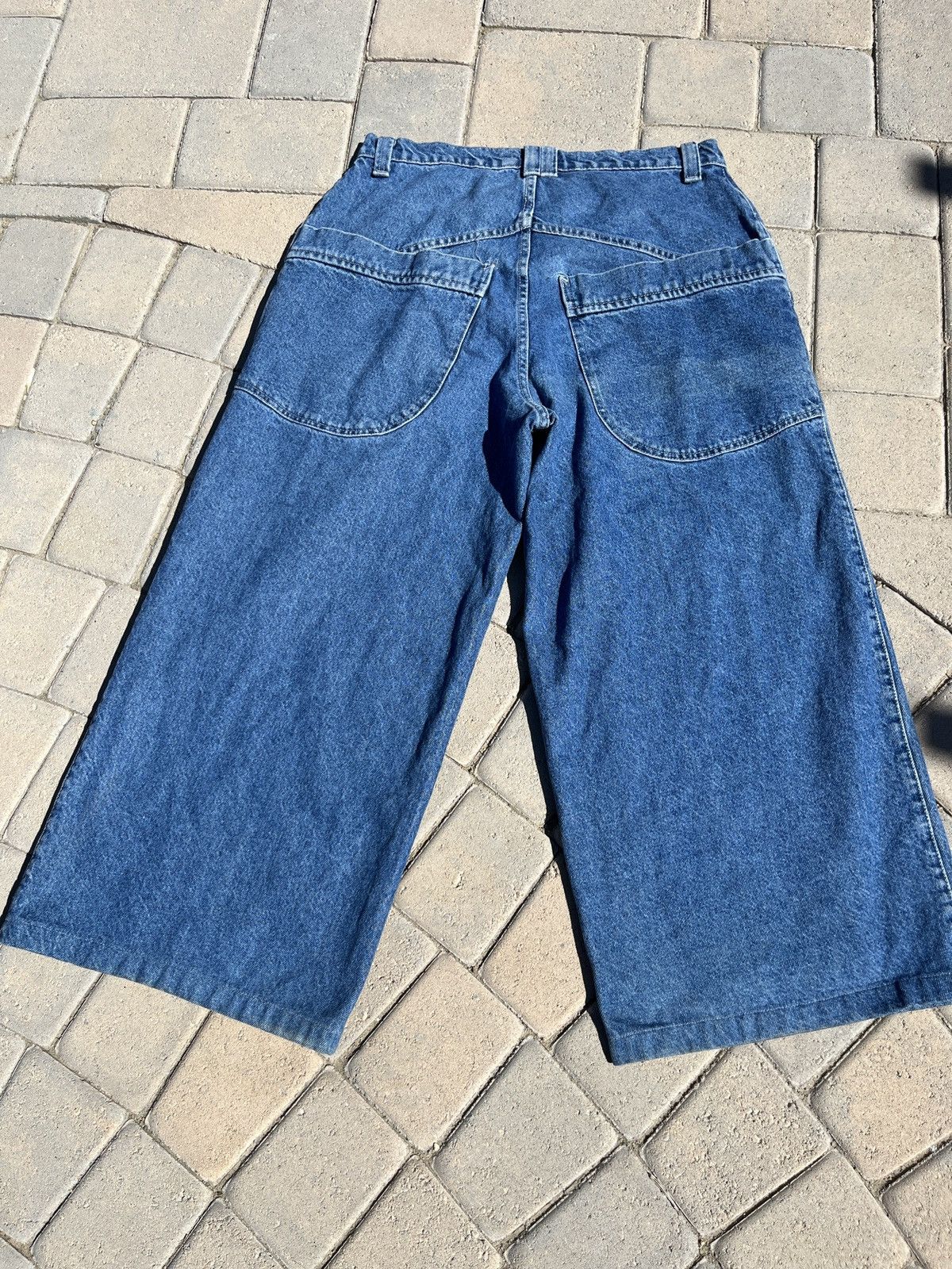 Vintage Vintage Wide Leg Anchor Blue Jnco Raver Jeans Sz 34 | Grailed