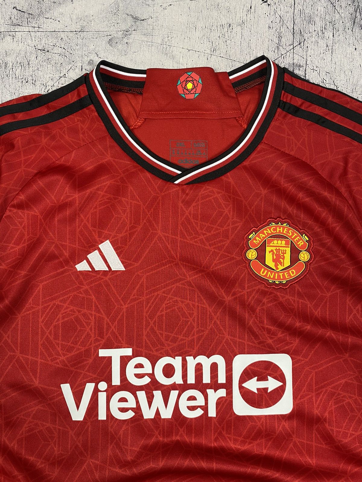 Adidas Adidas Manchester United Soccer Jersey Size US XXL / EU 58 / 5 - 5 Thumbnail