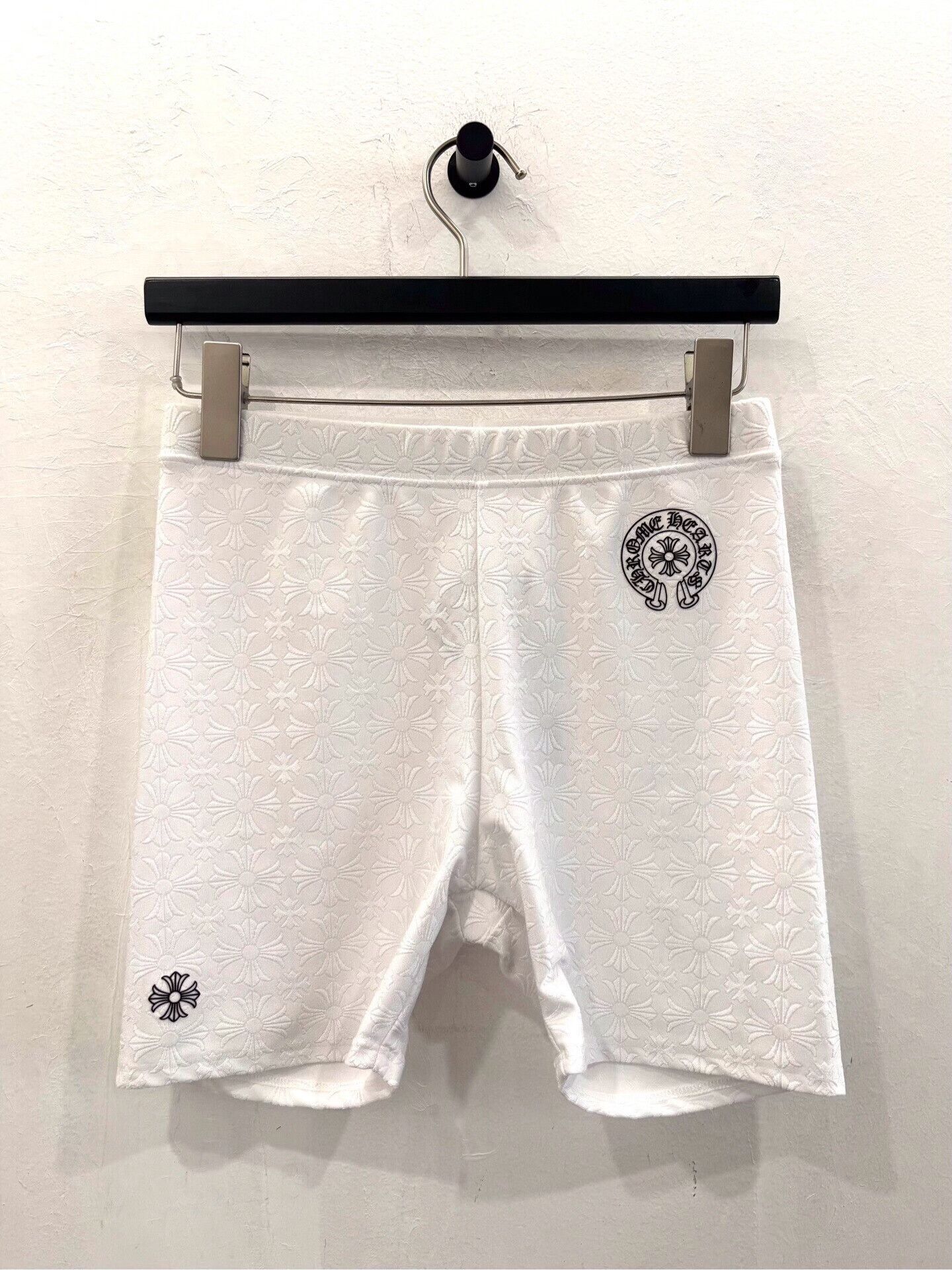 Chrome Hearts Chrome Hearts White Cross Logo Women's Shorts Size 24" / US 00 / IT 34 - 1 Thumbnail