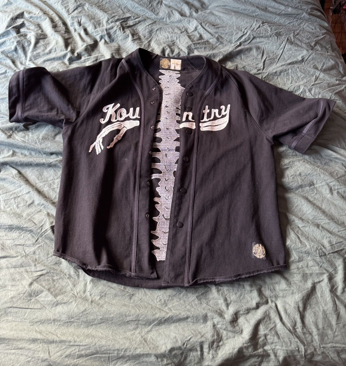 Kapital × Kapital Kountry Kapital 16/- Dense Jersey Baseball Shirt