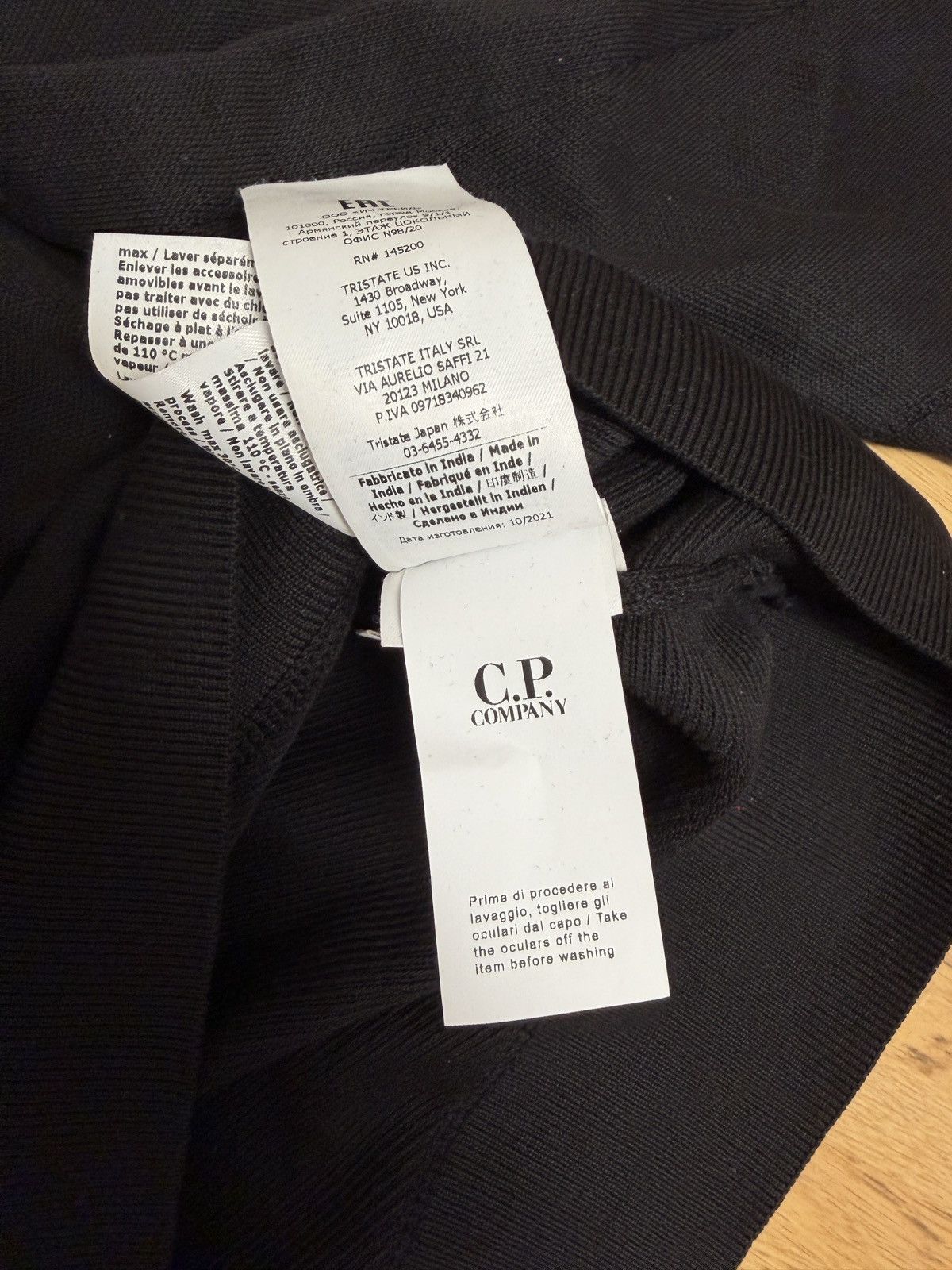 C.P. Company C.P. Company Diagonal Italian Fleece Goggle Lens Sweatshirt Size US M / EU 48-50 / 2 - 9 Thumbnail