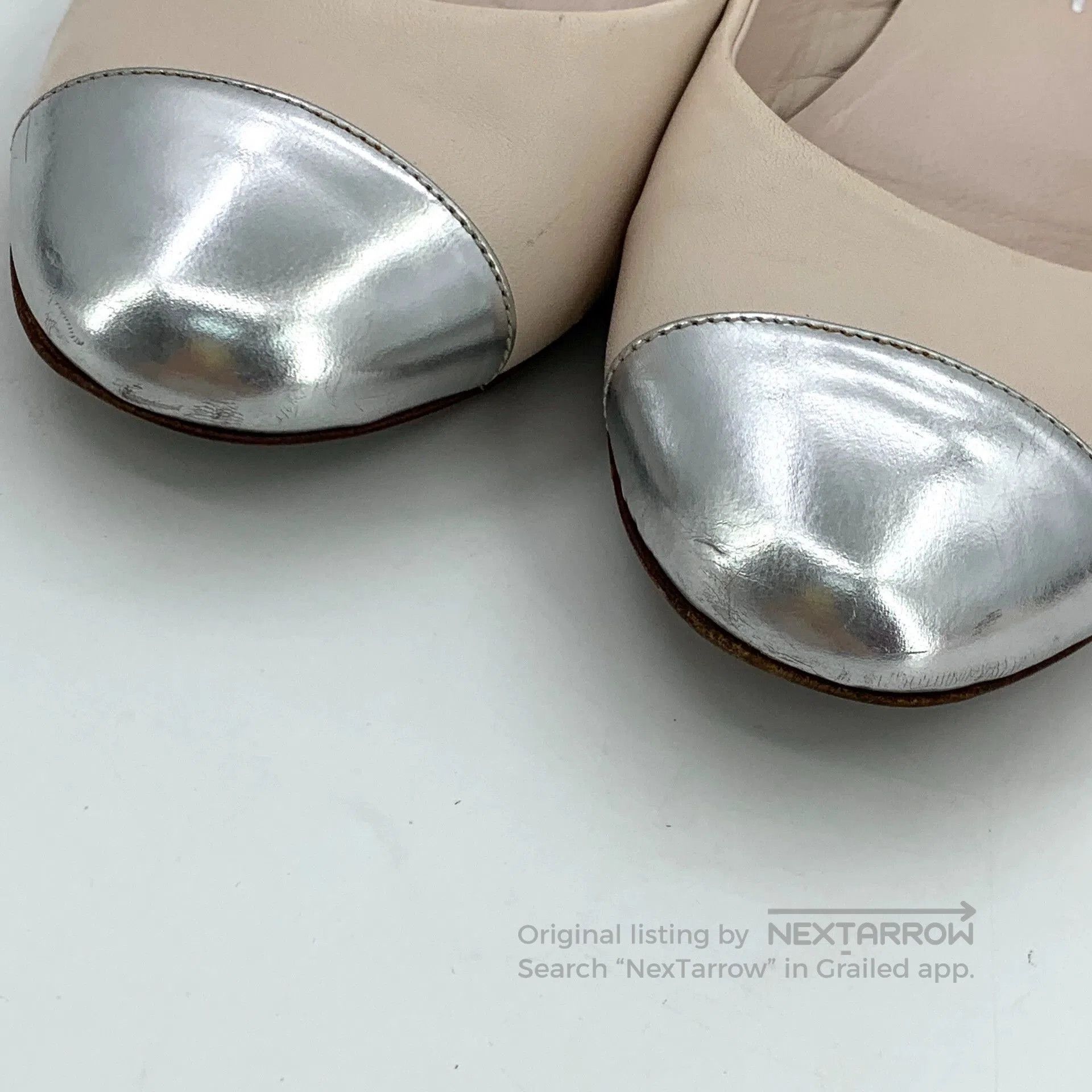 Chanel Chanel Colorblock Logo Round-Toe Flats. Size US 7.5 / EU 40-41 - 9 Thumbnail