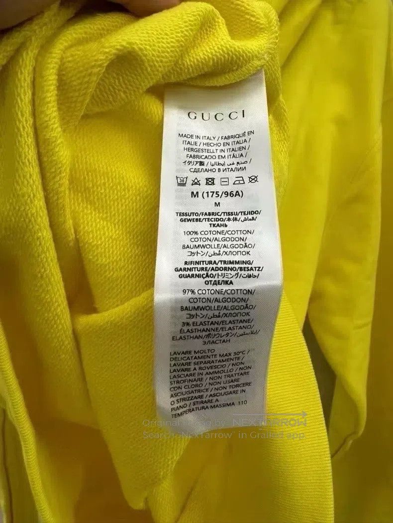 Gucci Gucci Logo letter print hooded long-sleeved hoodie Size US M / EU 48-50 / 2 - 4 Thumbnail