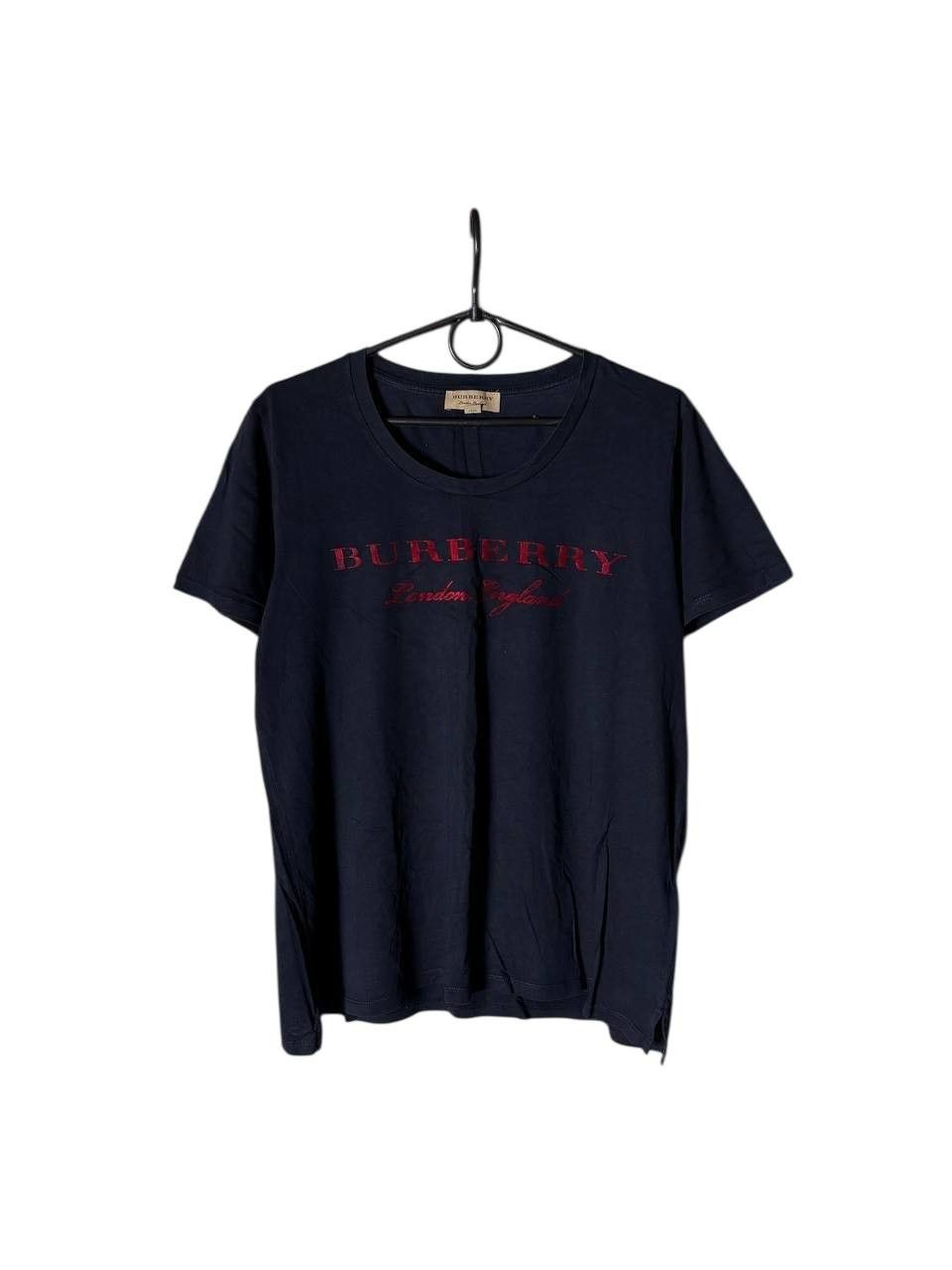 Burberry Burberry London England Velour logo T-Shirt tee sz M Size US M / EU 48-50 / 2 - 1 Thumbnail