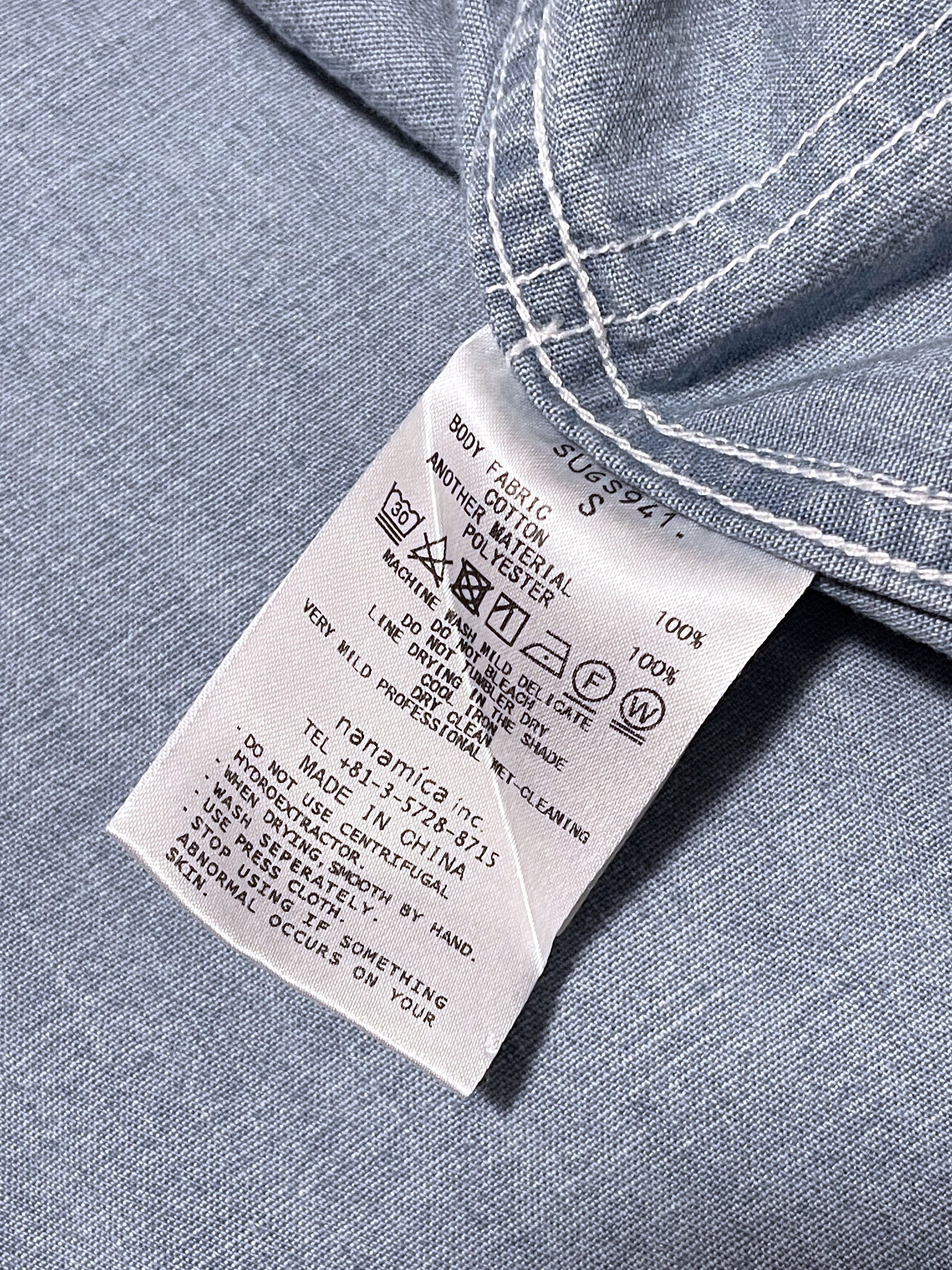 Nanamica Indigo Bleach CPO Shirt Size US S / EU 44-46 / 1 - 8 Thumbnail