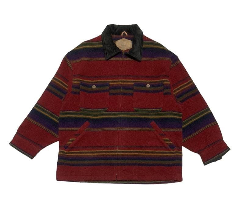 Woolrich Woolen Mills Vintage Woolrich checked Pattern Wool Jacket