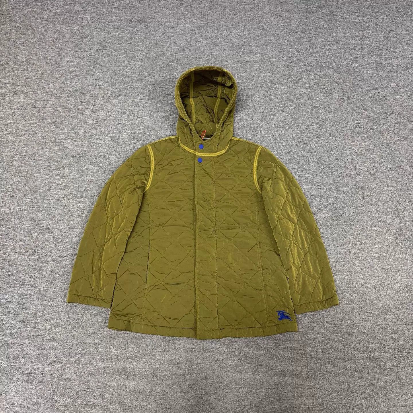 Burberry Burberry Olive Quilted Hooded Cotton S Mint Size US S / EU 44-46 / 1 - 1 Thumbnail