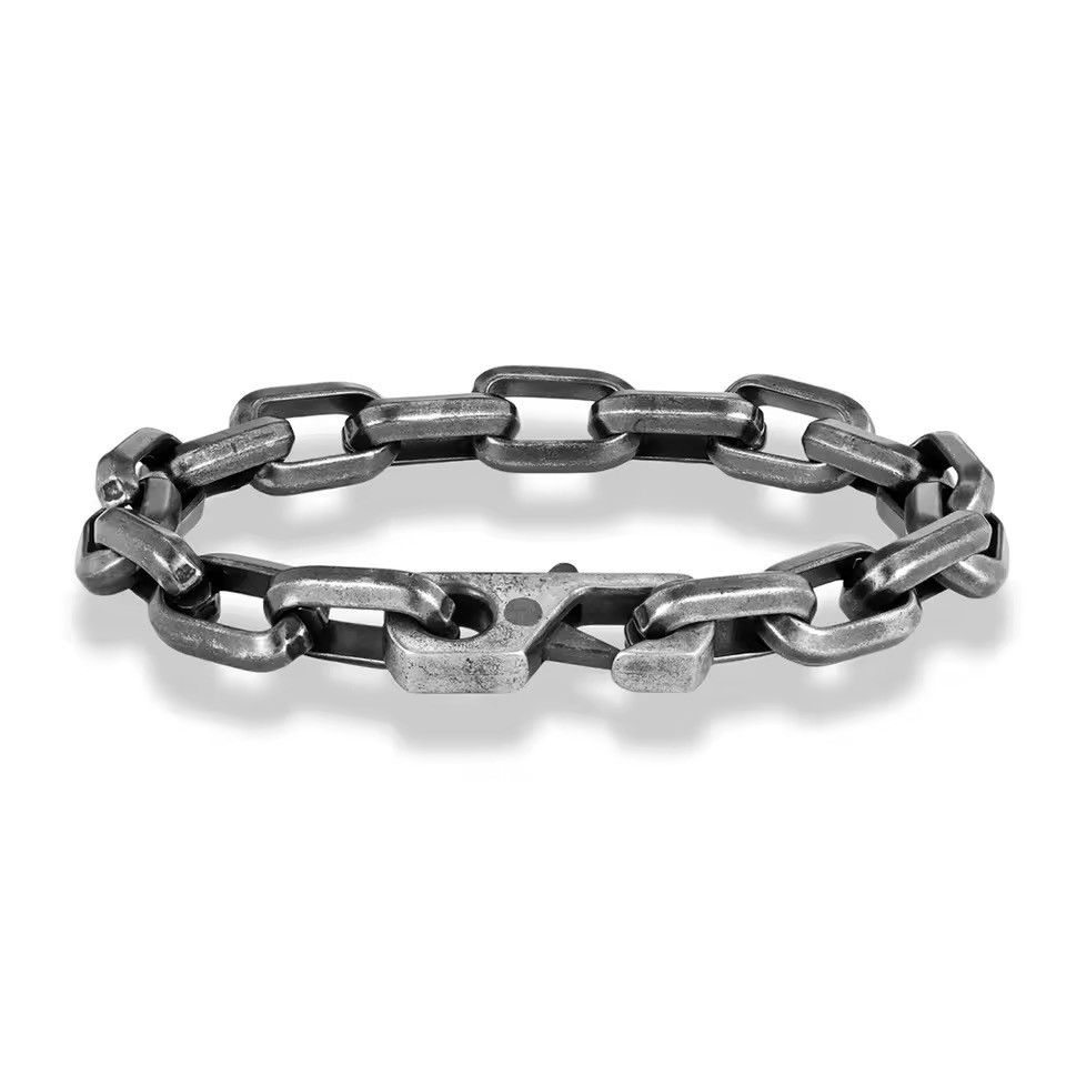 Jewelry Streetwear Punk Stainless Steel Motorcycle Bracelet Chain Size ONE SIZE - 4 Thumbnail
