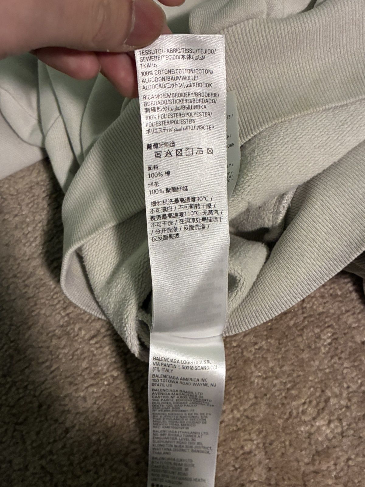 Balenciaga balenciga polo hoodie off-white Size US S / EU 44-46 / 1 - 7 Thumbnail