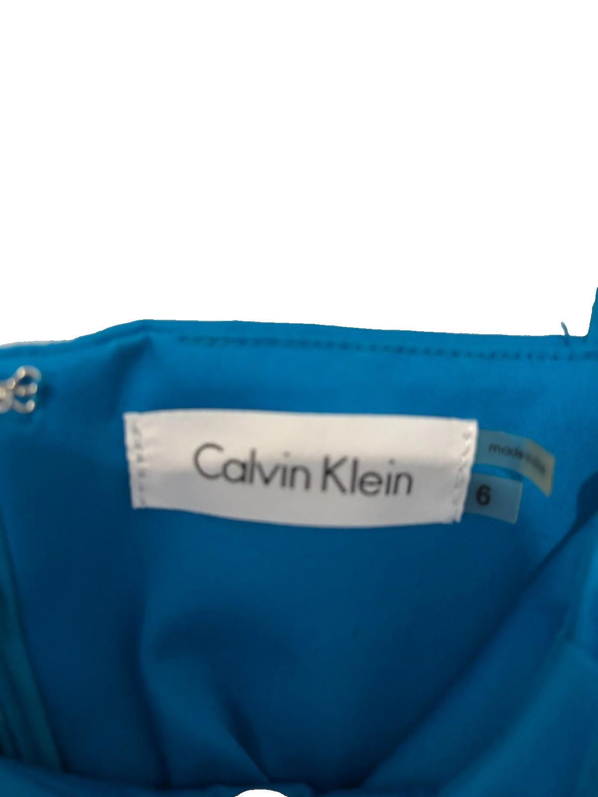 Calvin Klein Women’s Calvin Klein Dress aqua blue size 6 new never worn Size M / US 6-8 / IT 42-44 - 2 Thumbnail