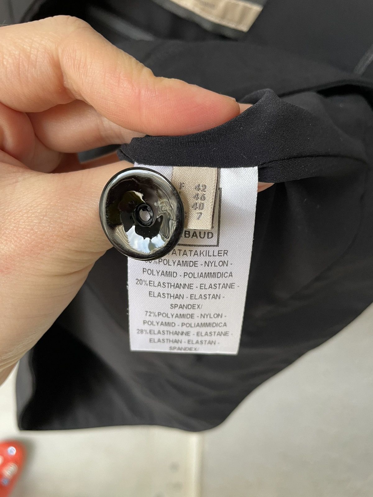 Marithe + Francois Girbaud Womens blazer Marithe Francois Girbaud Size F 42 Color Black Size M / US 6-8 / IT 42-44 - 9 Thumbnail