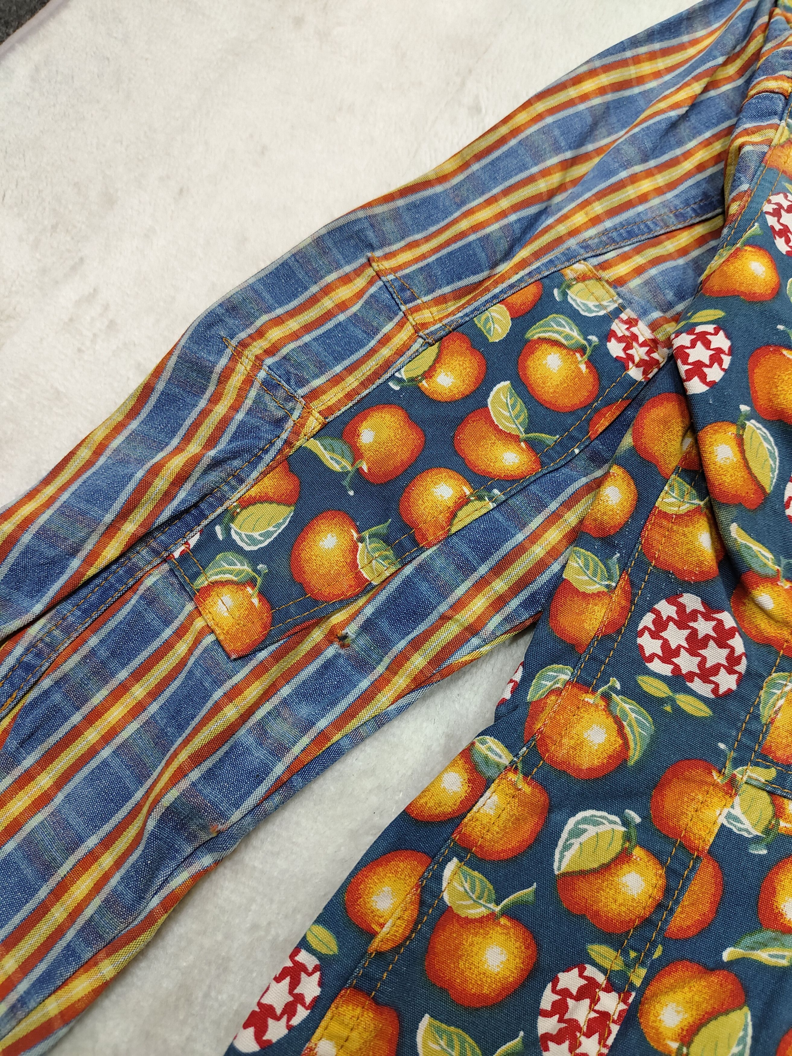 Oilily SICK🔥Rare Vtg Oilily Tartan Apple Graphic Jacket Size M / US 6-8 / IT 42-44 - 5 Thumbnail
