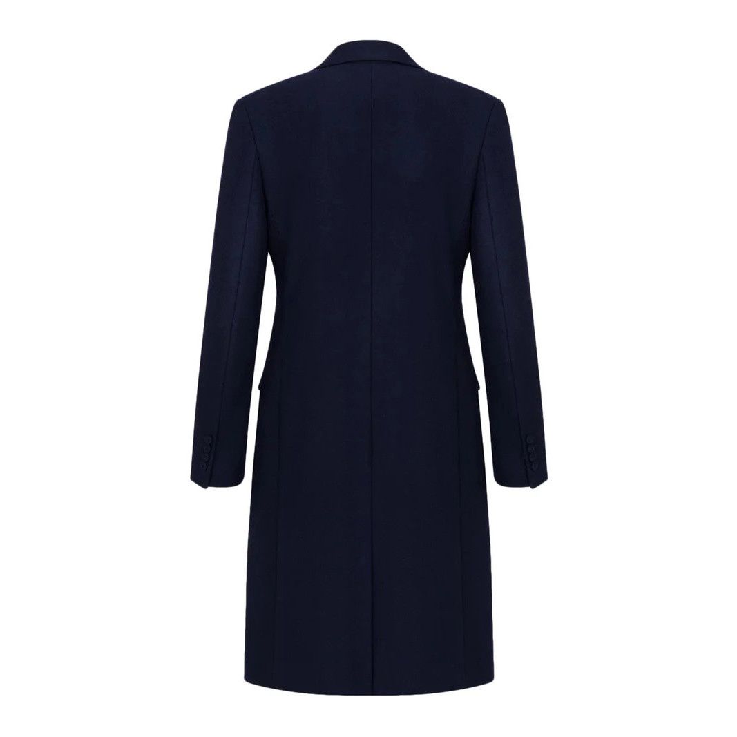 Dior DIOR Blue Wool Long Coat New & Authentic (Men's size:L;) Size US L / EU 52-54 / 3 - 2 Thumbnail