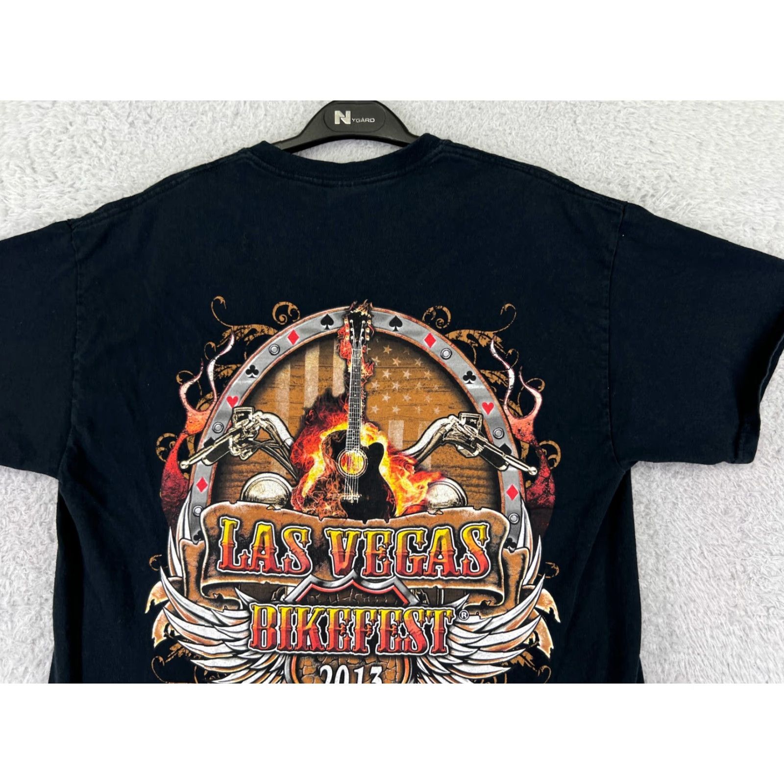 Vintage Bike Week T-Shirt Mens Large Black Cotton Short Sleeve Crew Neck 2013 Motorcycle Music Size US L / EU 52-54 / 3 - 7 Thumbnail