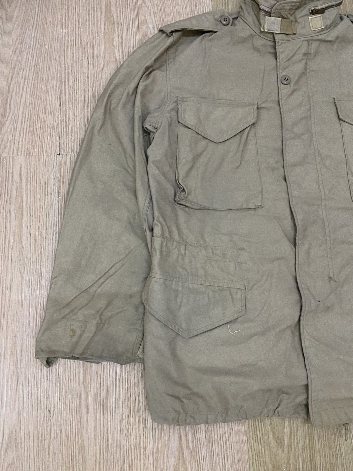 Alpha Industries × Vintage Vintage 80' Alpha industries scovill zipper M65 FIELD jacket Size US M / EU 48-50 / 2 - 4 Thumbnail