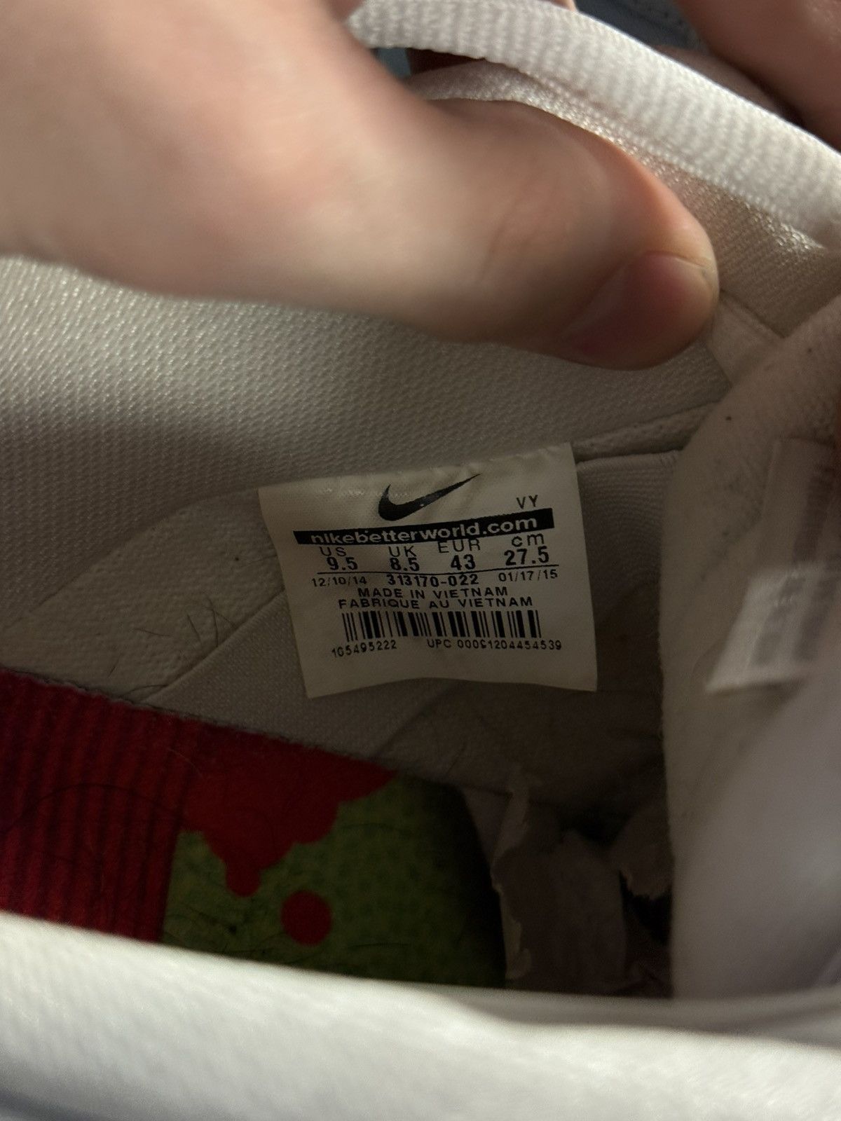 Nike Size 9.5 - Nike SB Dunk Low Marty McFly (313170-022) 2015 Size US 9.5 / EU 42-43 - 15 Thumbnail