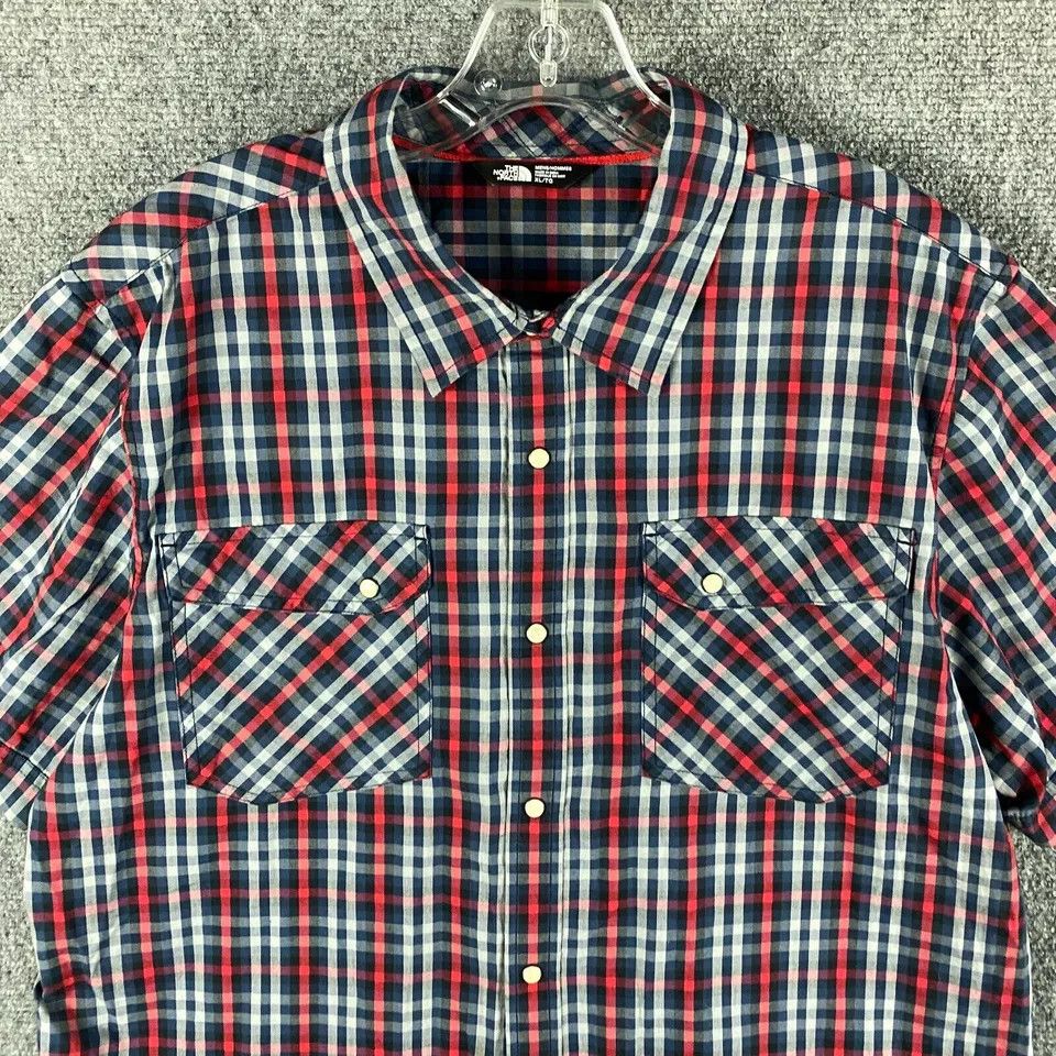 The North Face The North Face Shirt Men's XL Plaid Pearl Snap Extra Large Size US XL / EU 56 / 4 - 2 Thumbnail