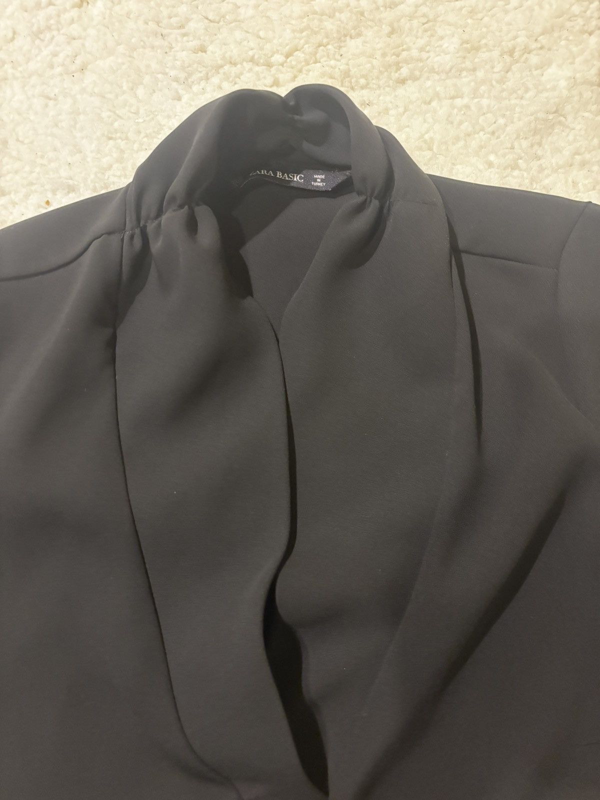 Zara Zara black blouse1943 Size XS / US 0-2 / IT 36-38 - 3 Thumbnail