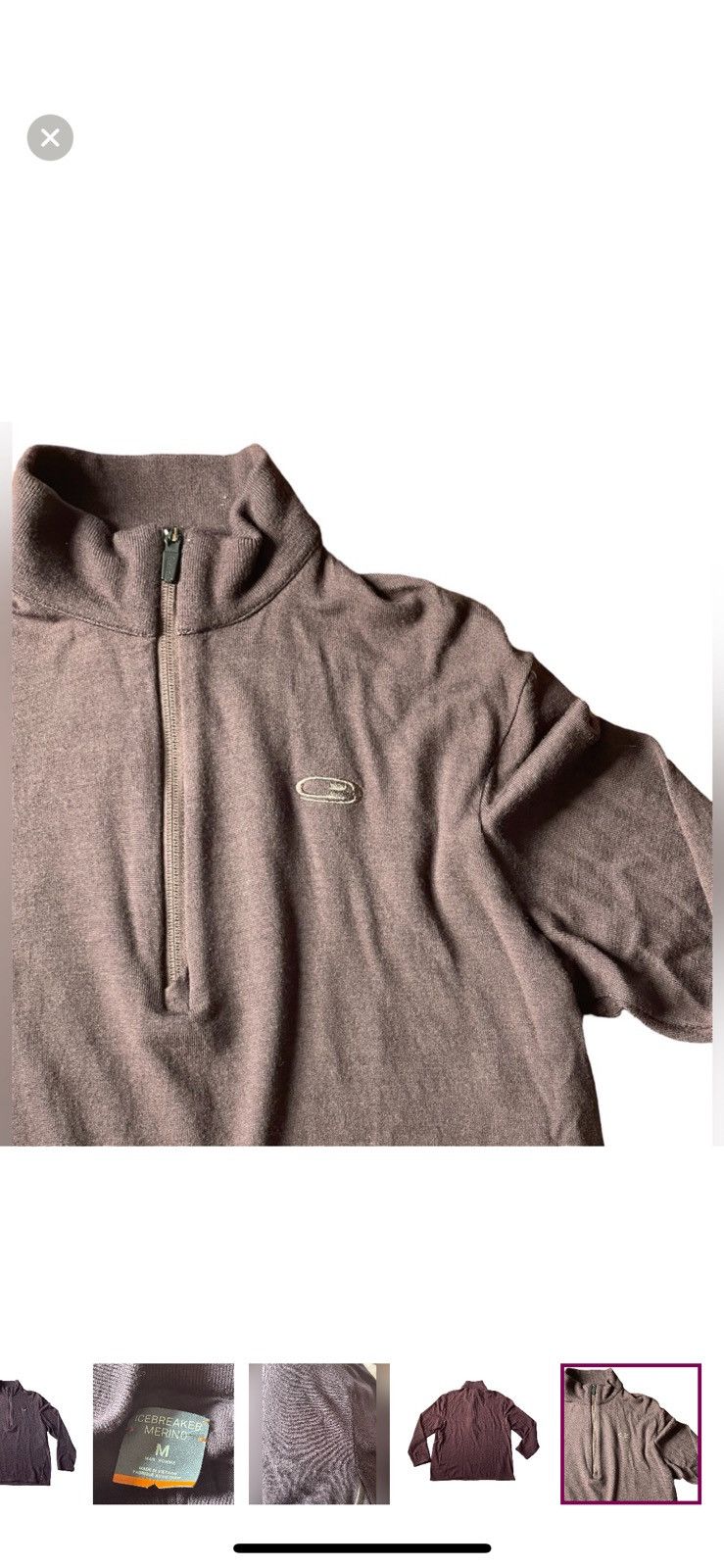 Icebreaker Ice Breaker Merino Sweater 1/4 Zip Pullover Size US M / EU 48-50 / 2 - 5 Thumbnail