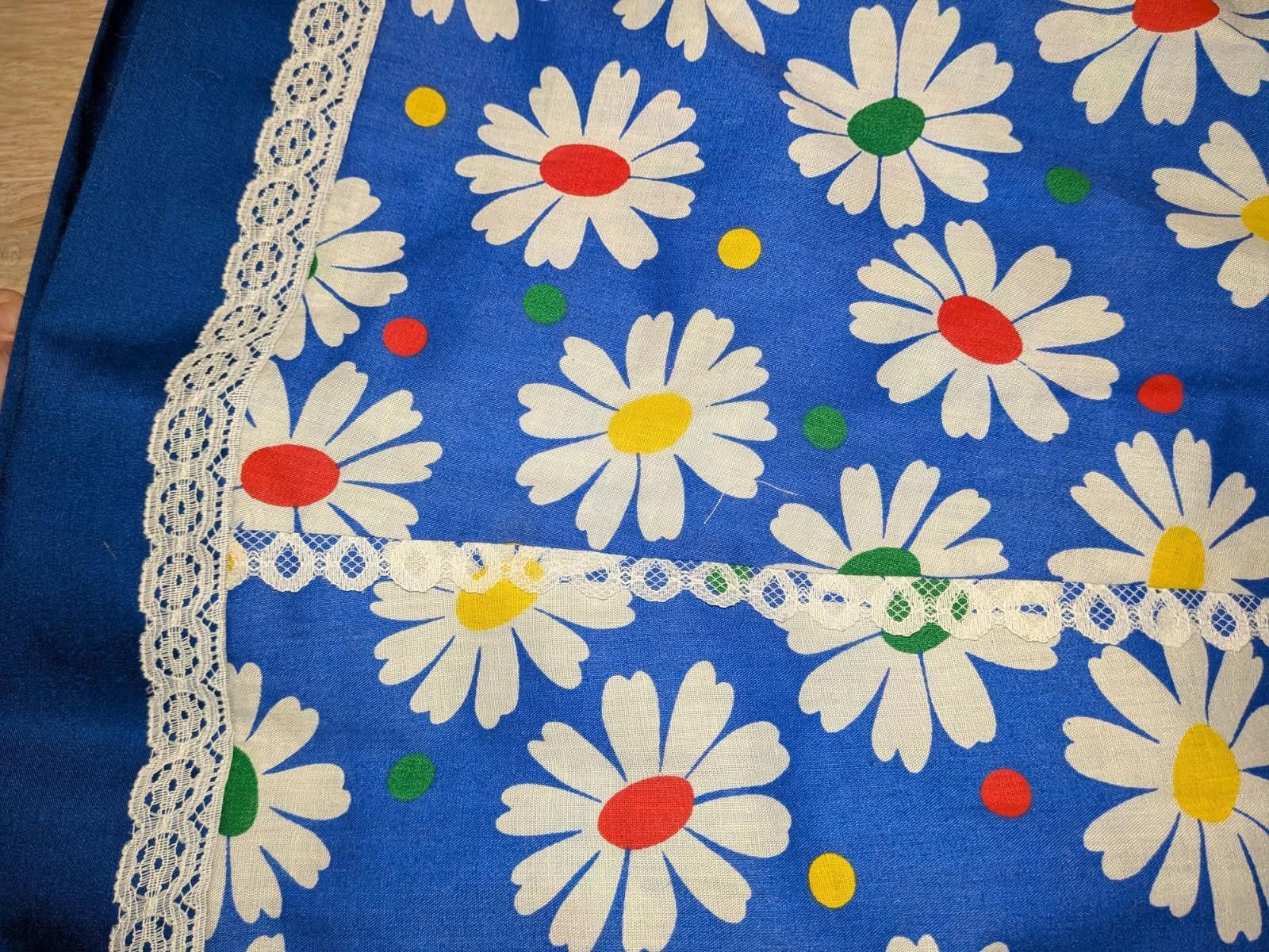 Handmade VTG 70s Handmade Reversible Peasant Cottage Prairie Skirt 18 Size 40" / US 18 - 9 Thumbnail