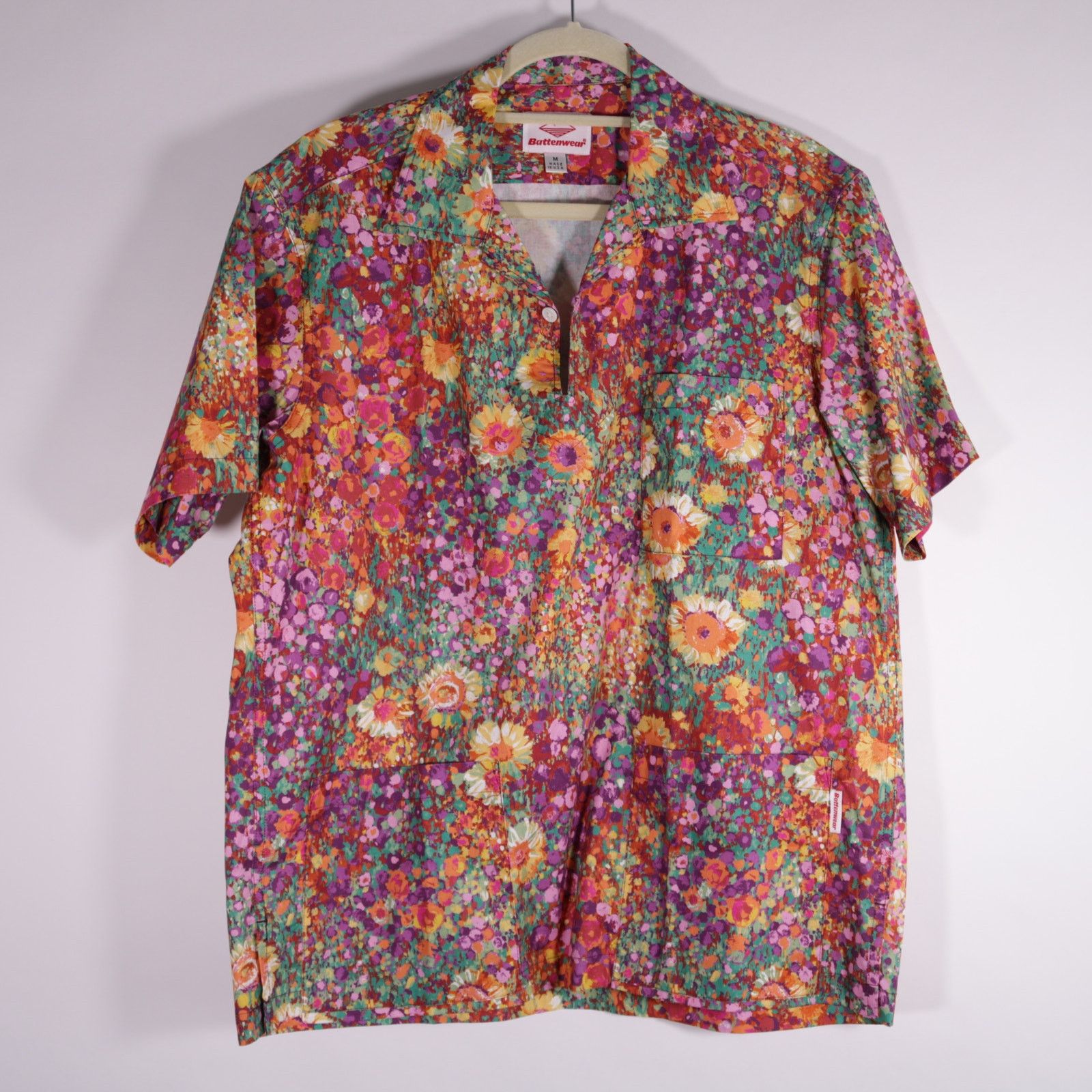 Battenwear Battenwear Topanga Floral Graphic Print Popover Shirt Medium Size US M / EU 48-50 / 2 - 1 Thumbnail
