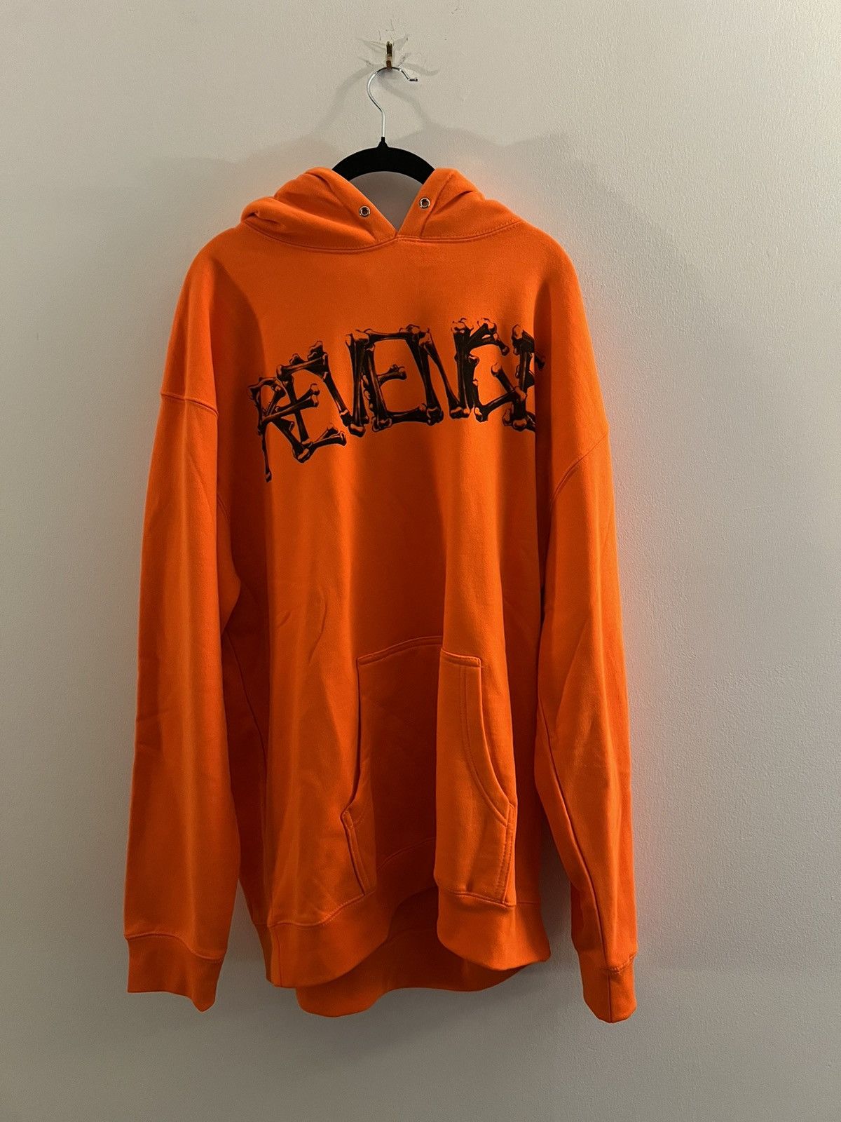 Revenge Orange Durk Bones Hoodie - sold Large