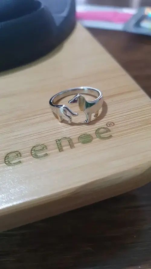 Jewelry Cute dog Adjustable Ring Size ONE SIZE - 1 Thumbnail
