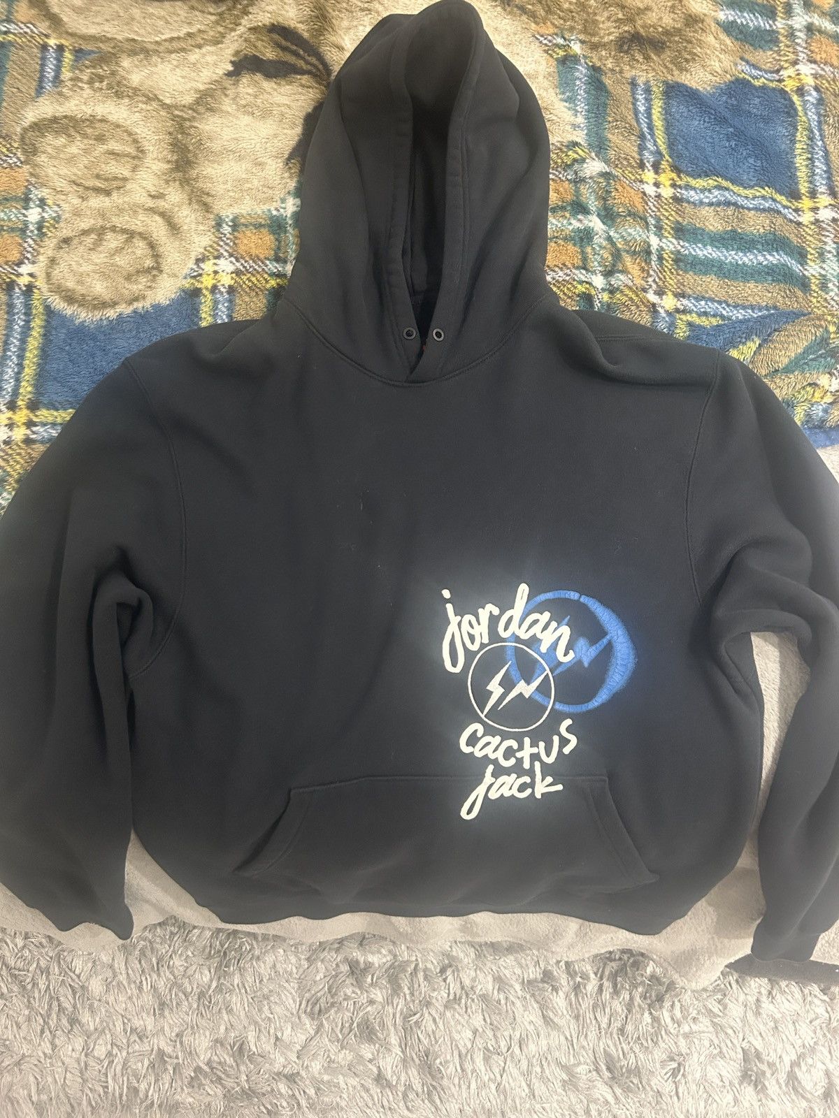 トップス FRAGMENT x DSML Hoodie S Air Jordan x Fragment Pullover Hoodie 'Black/Reflective