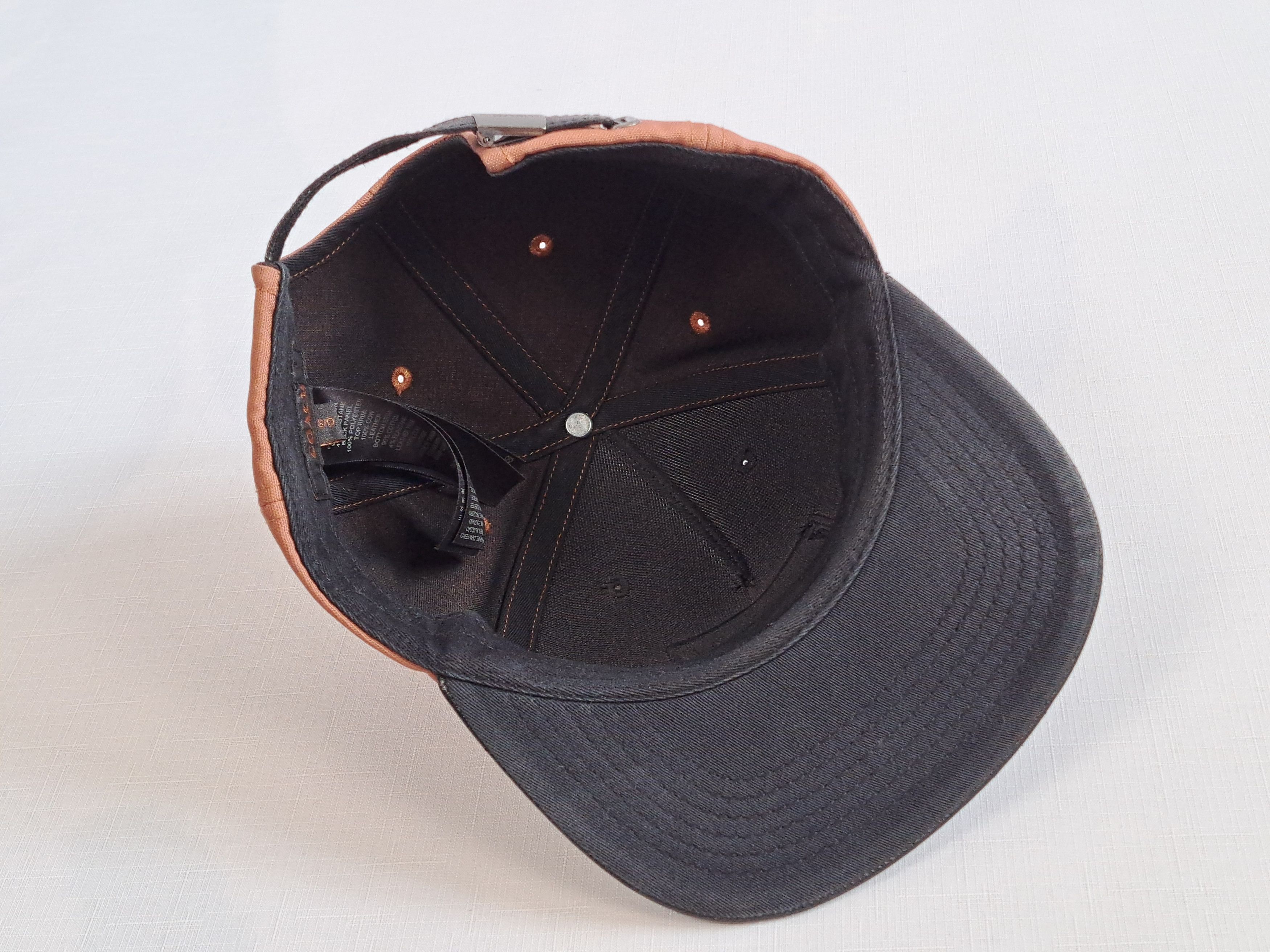 Coach Coach hat/cap with leather details. Size ONE SIZE - 10 Thumbnail