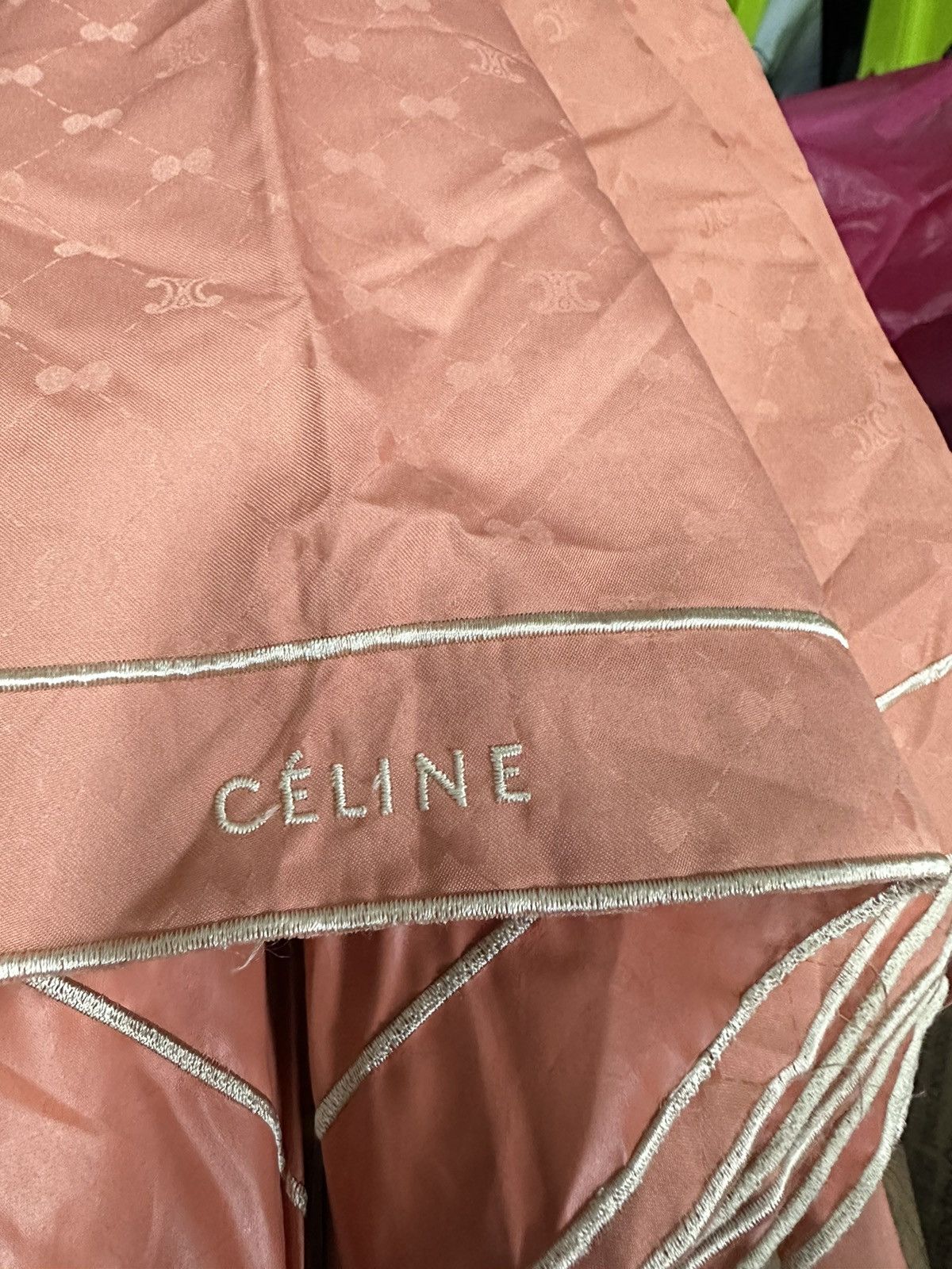 Celine × Designer Celine Umbrella With Wooden Handle Size ONE SIZE - 4 Thumbnail