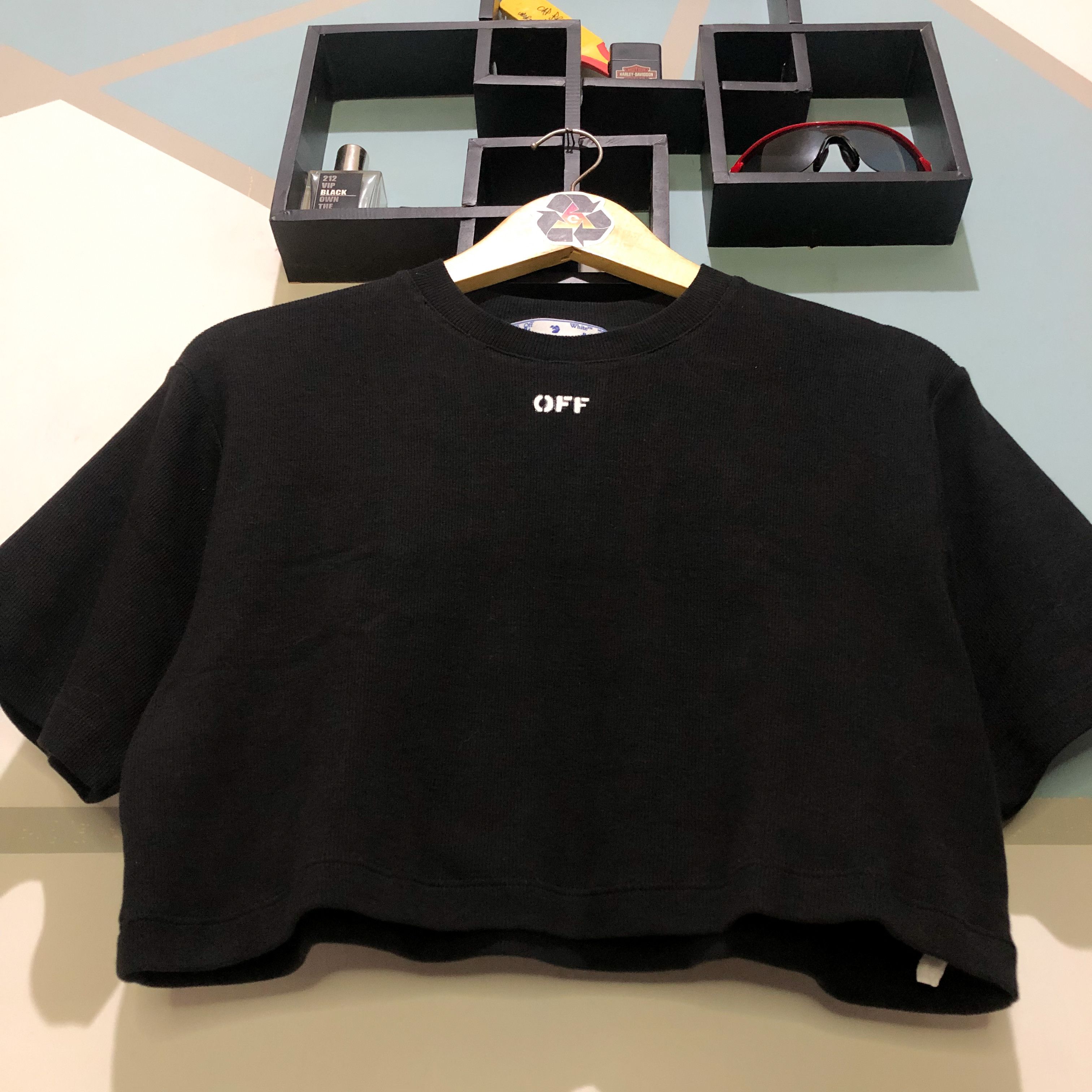 Off-White Off-White Stamp Rib Crop Top Size XS / US 0-2 / IT 36-38 - 4 Thumbnail