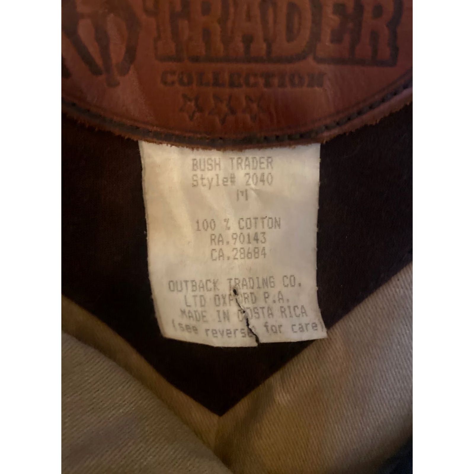 Vintage Outback Trading Company Bush Trader Waxed Oilskin Duster Jacket Coat Size M Brown Men M Waxed Jacket Size US M / EU 48-50 / 2 - 4 Thumbnail