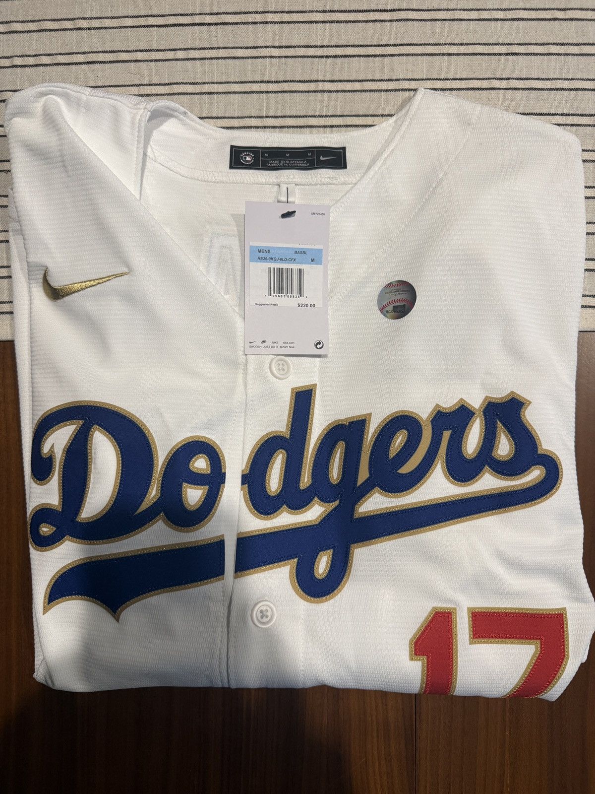 Nike NIKE SHOHEI OHTANI DODGERS 2025 WS CHAMP JERSEY GOLD SERIES Size US M / EU 48-50 / 2 - 3 Thumbnail