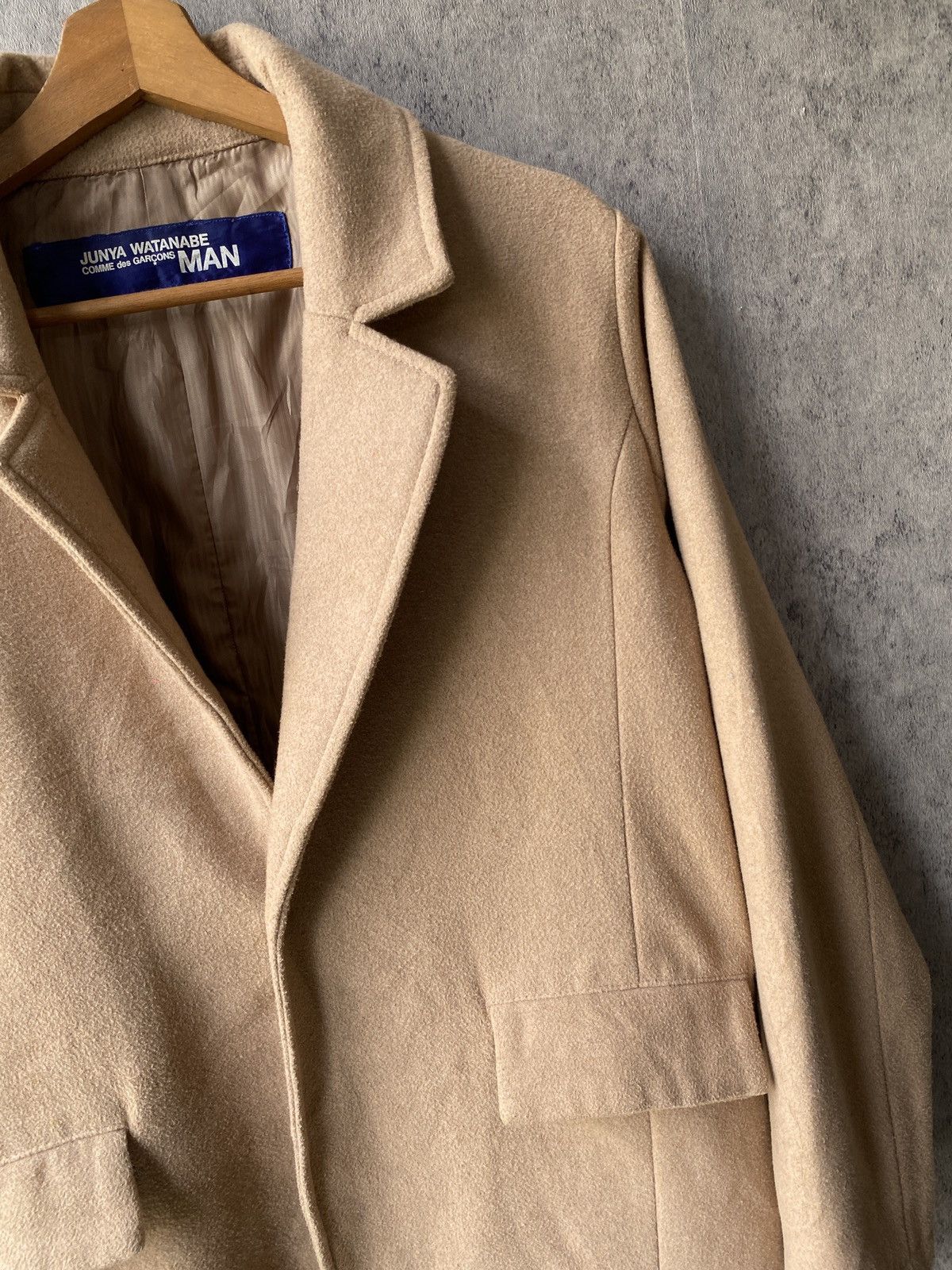 Comme des Garcons AD2001 Junya Watanabe Comme Des Garcons Wool Long Coat Size US M / EU 48-50 / 2 - 5 Thumbnail