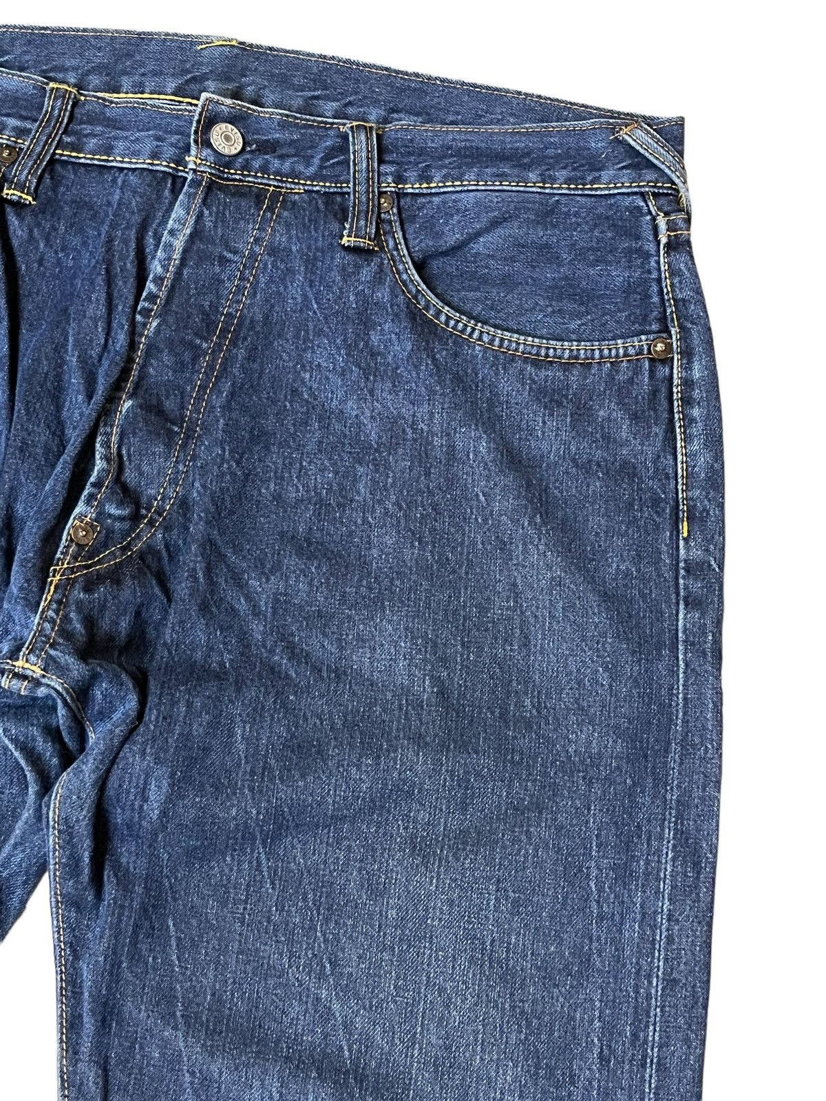 Evisu VINTAGE EVISU SEAGULL SKULL SNAKE EMBROIDERY SELVEDGE JEANS Size US 35 - 5 Thumbnail
