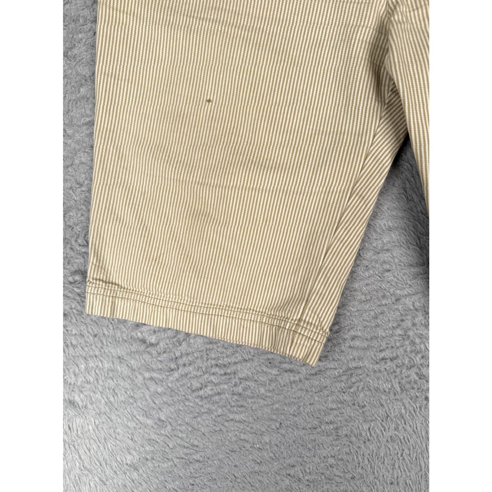 Patagonia Patagonia Bermuda Shorts Womens 6 Beige Striped Organic Cotton Twill Casual Size 28" / US 6 / IT 42 - 3 Thumbnail