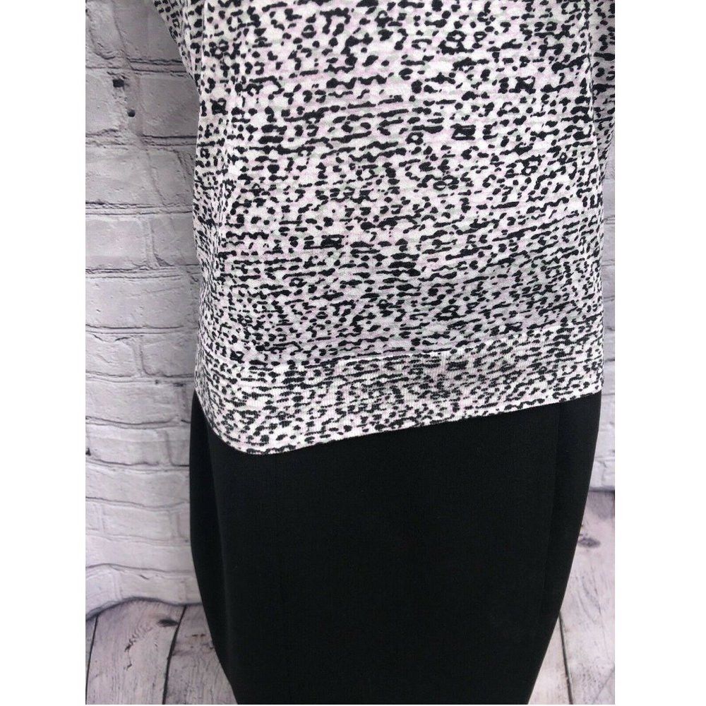 Cos COS Animal Print Knit T-shirt Pink Black US S Size S / US 4 / IT 40 - 7 Thumbnail