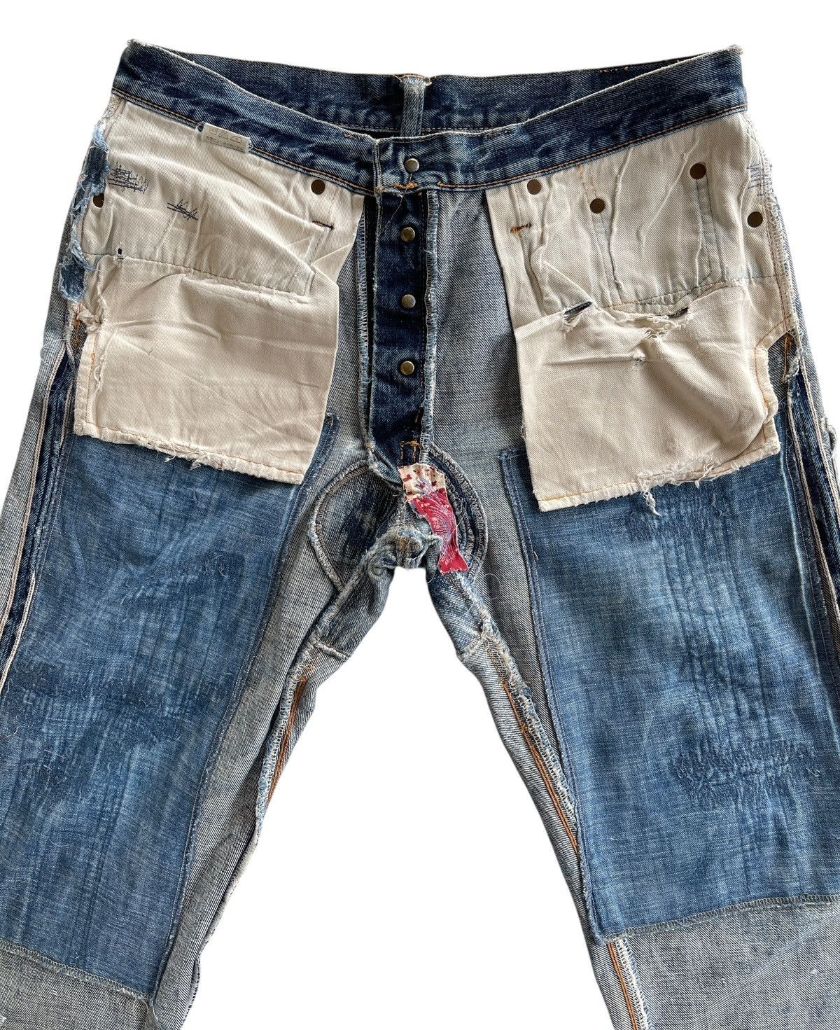 Studio D'Artisan Studio D'artisan Ripped Distressed Selvedge Denim Size US 32 / EU 48 - 19 Thumbnail