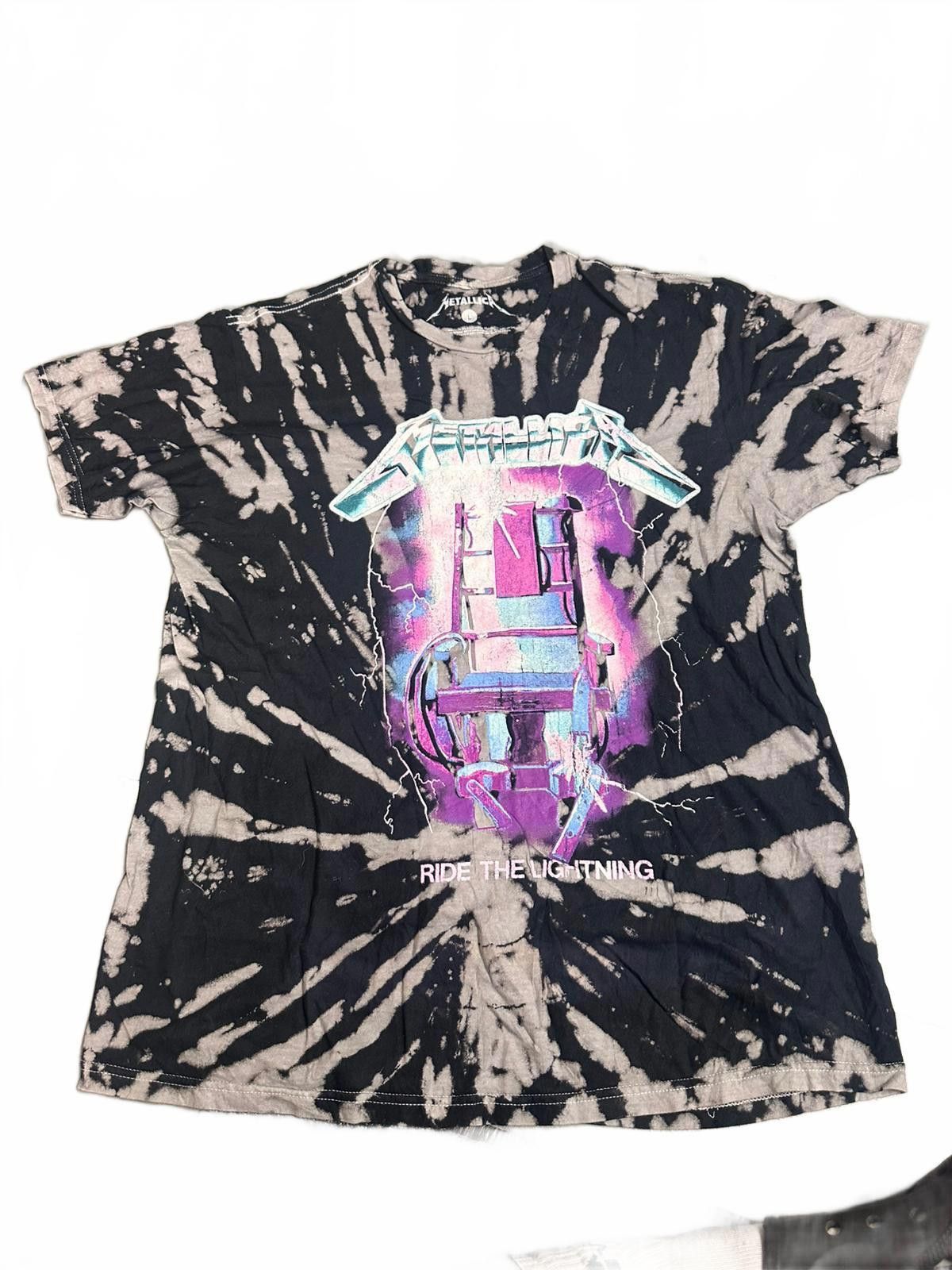 Metallica Metallica Ride The Lightning Tie-Dye T-Shirt Size US L / EU 52-54 / 3 - 1 Thumbnail