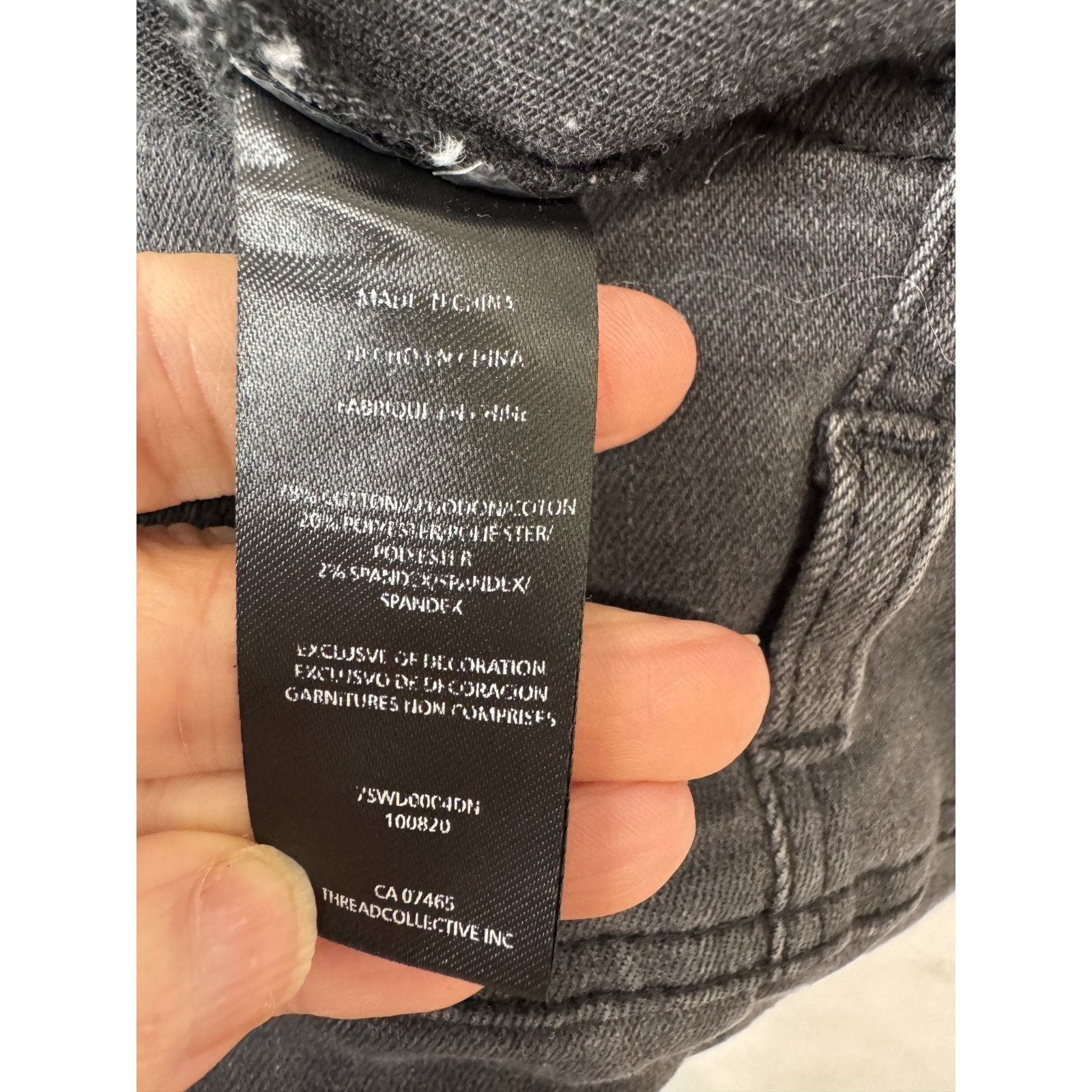 Bebe Y2K Bebe High Waisted High Rise V-Front Skinny Jeans 32 Size 32" / US 10 / IT 46 - 9 Thumbnail