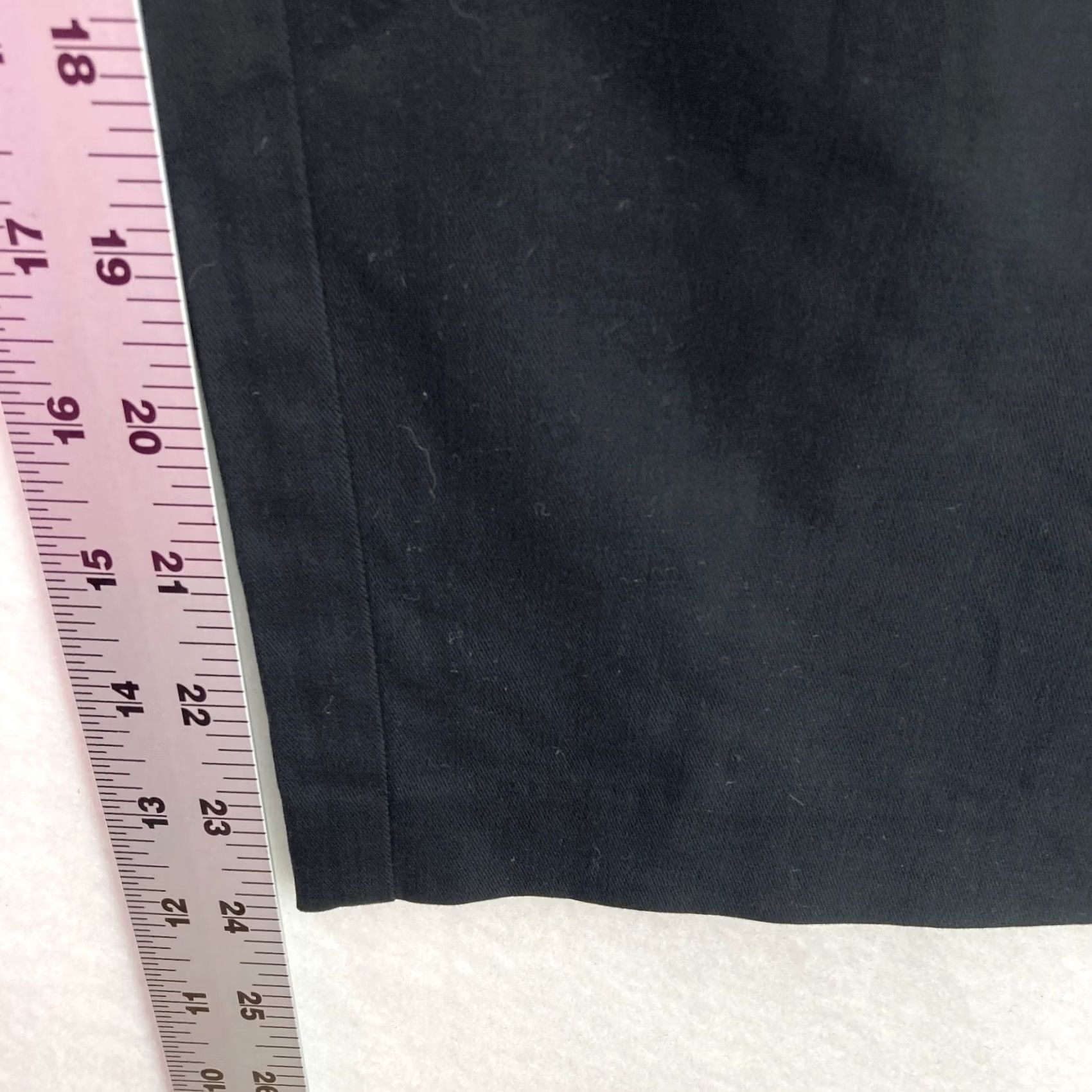 Eddie Bauer Eddie Bauer Chino Pants Women's 4 Petite Black Stretch Relaxed Tapered Chino Pants Womens 4P Black Stretch Fabric Relaxed Tapered Size 27" / US 4 / IT 40 - 6 Thumbnail