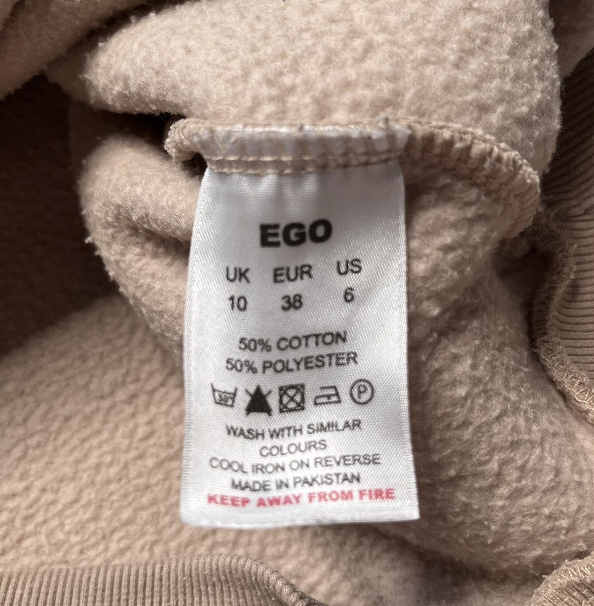 Vintage Beige Boxy Hoodie Sweatshirt Print Cross Patch Steetwear Size M / US 6-8 / IT 42-44 - 7 Thumbnail