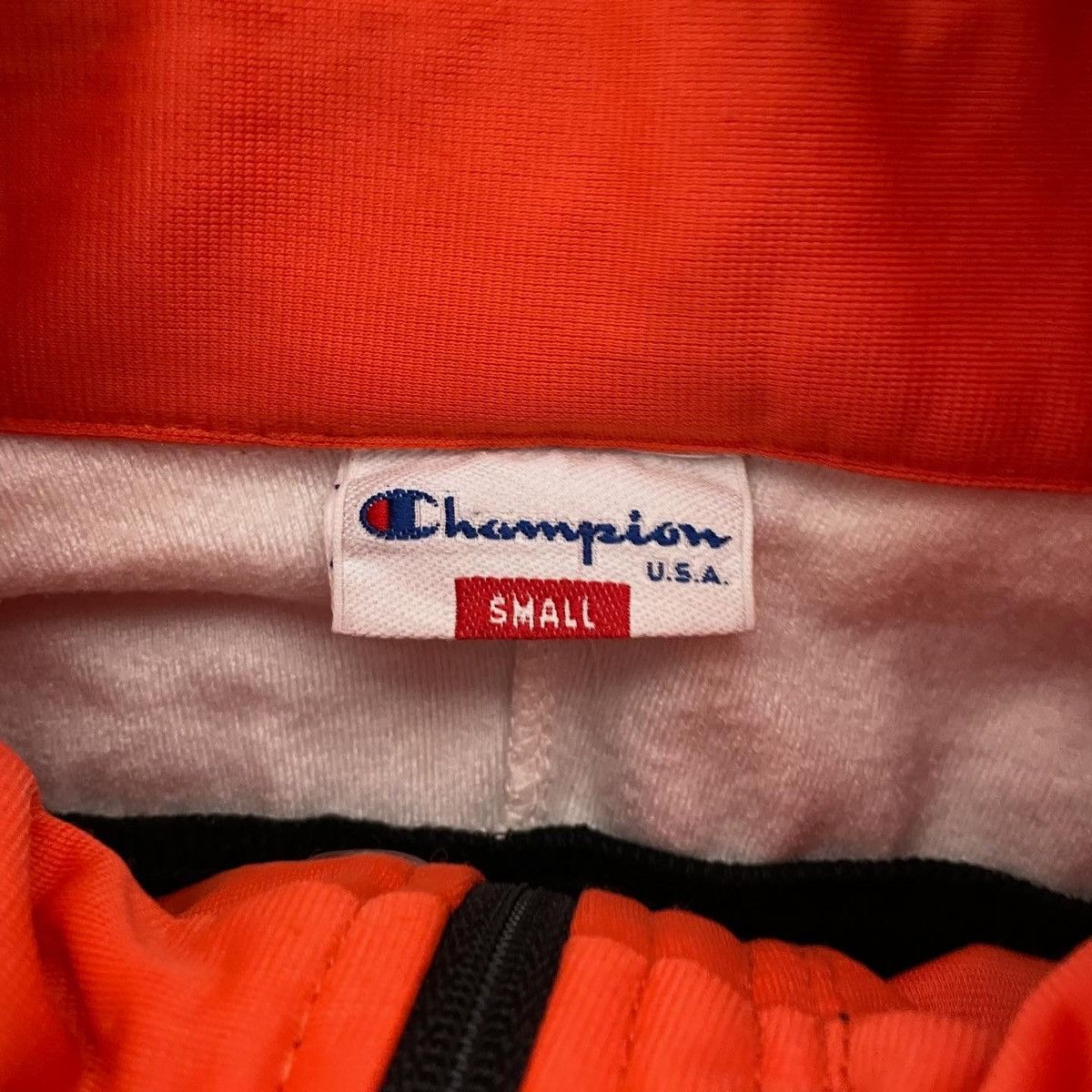 Champion Hoodie t-shirt zip 90s Vintage rave party Size US S / EU 44-46 / 1 - 3 Thumbnail