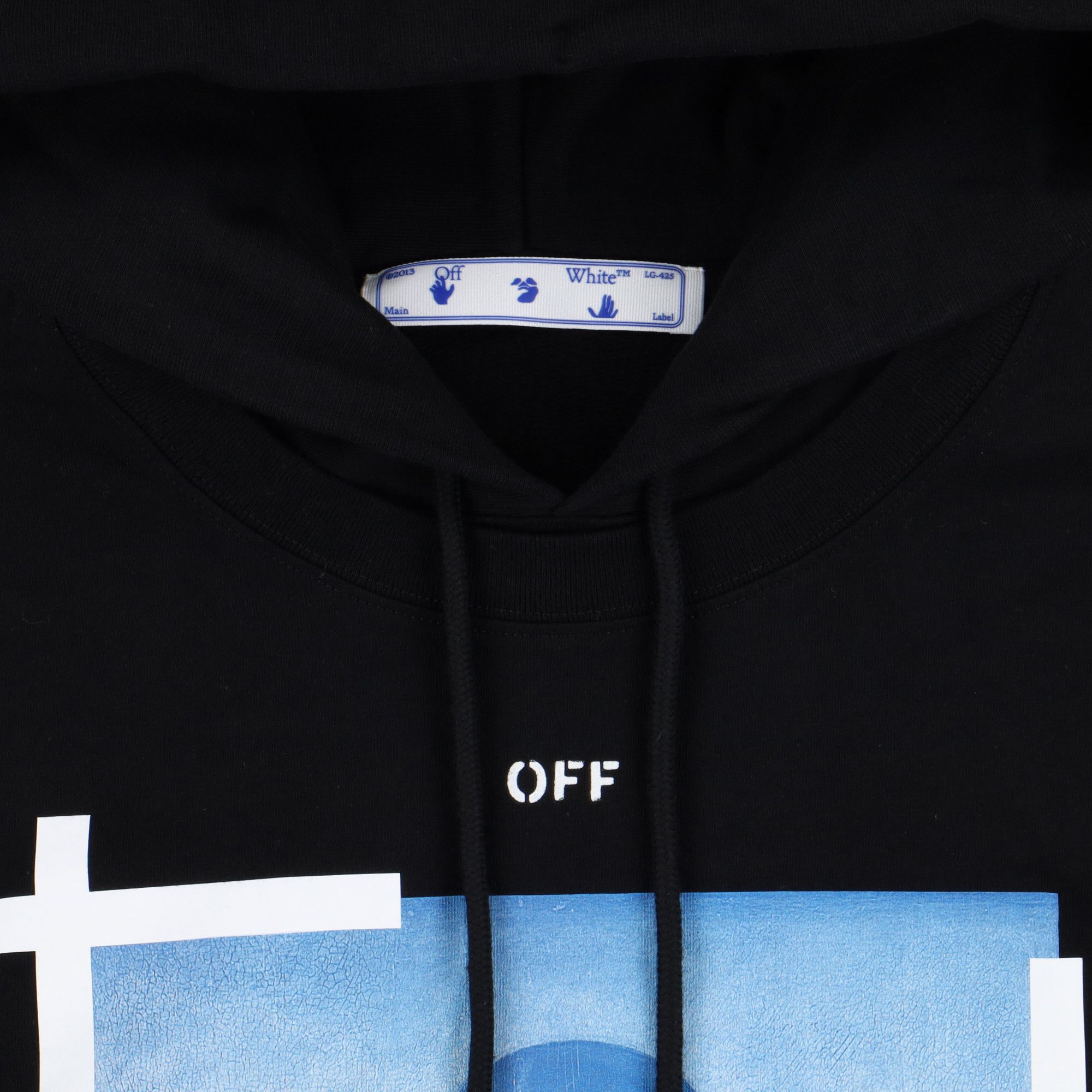 Off-White Black Mona Lisa Arrows Oversized Layered Tee Hoodie Size US L / EU 52-54 / 3 - 6 Thumbnail